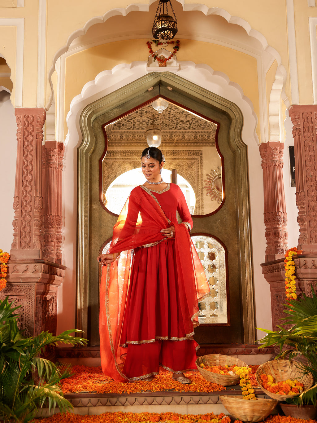 Shivana Solid Georgette Suit Set