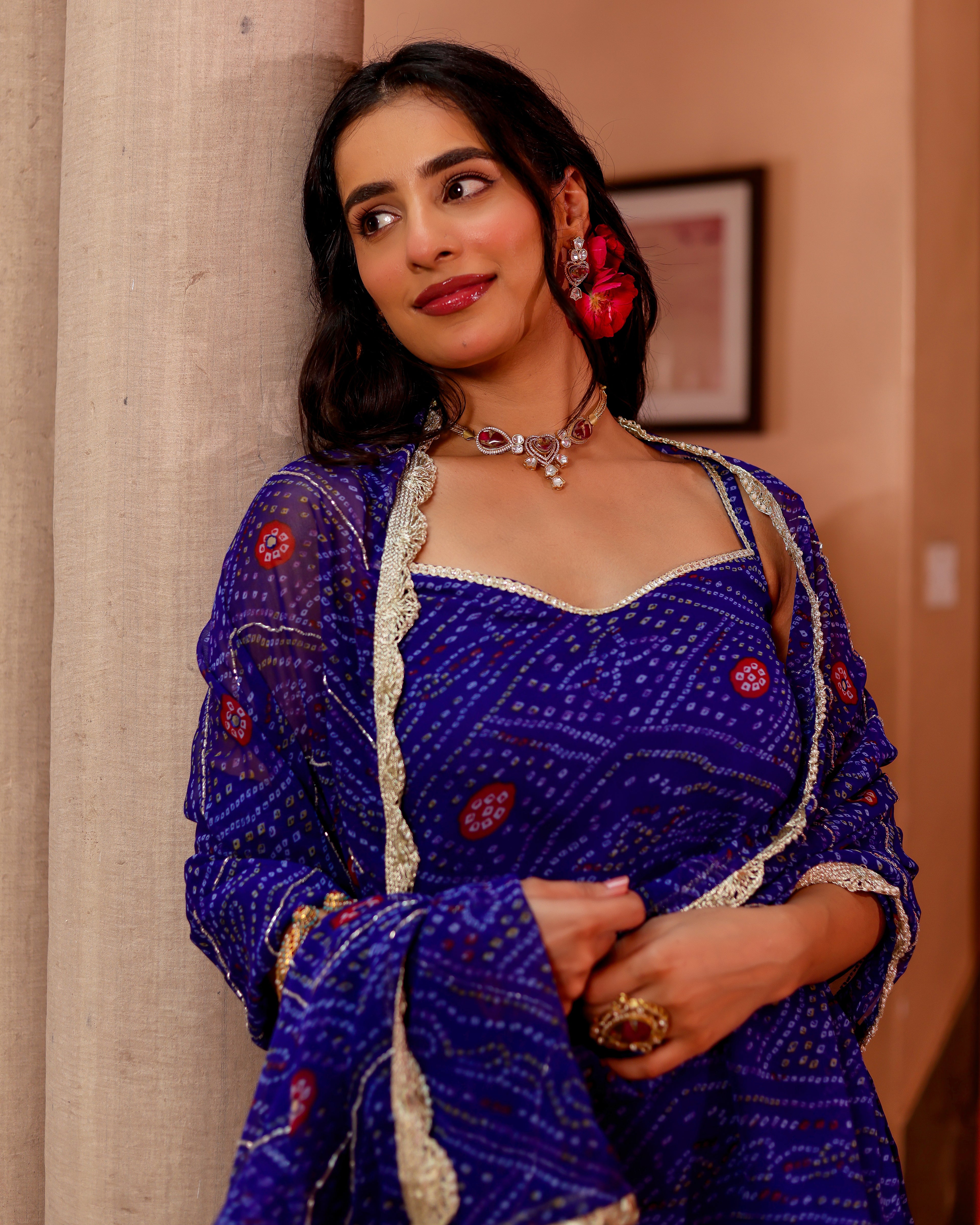 Paavan Bandhej Sharara Set