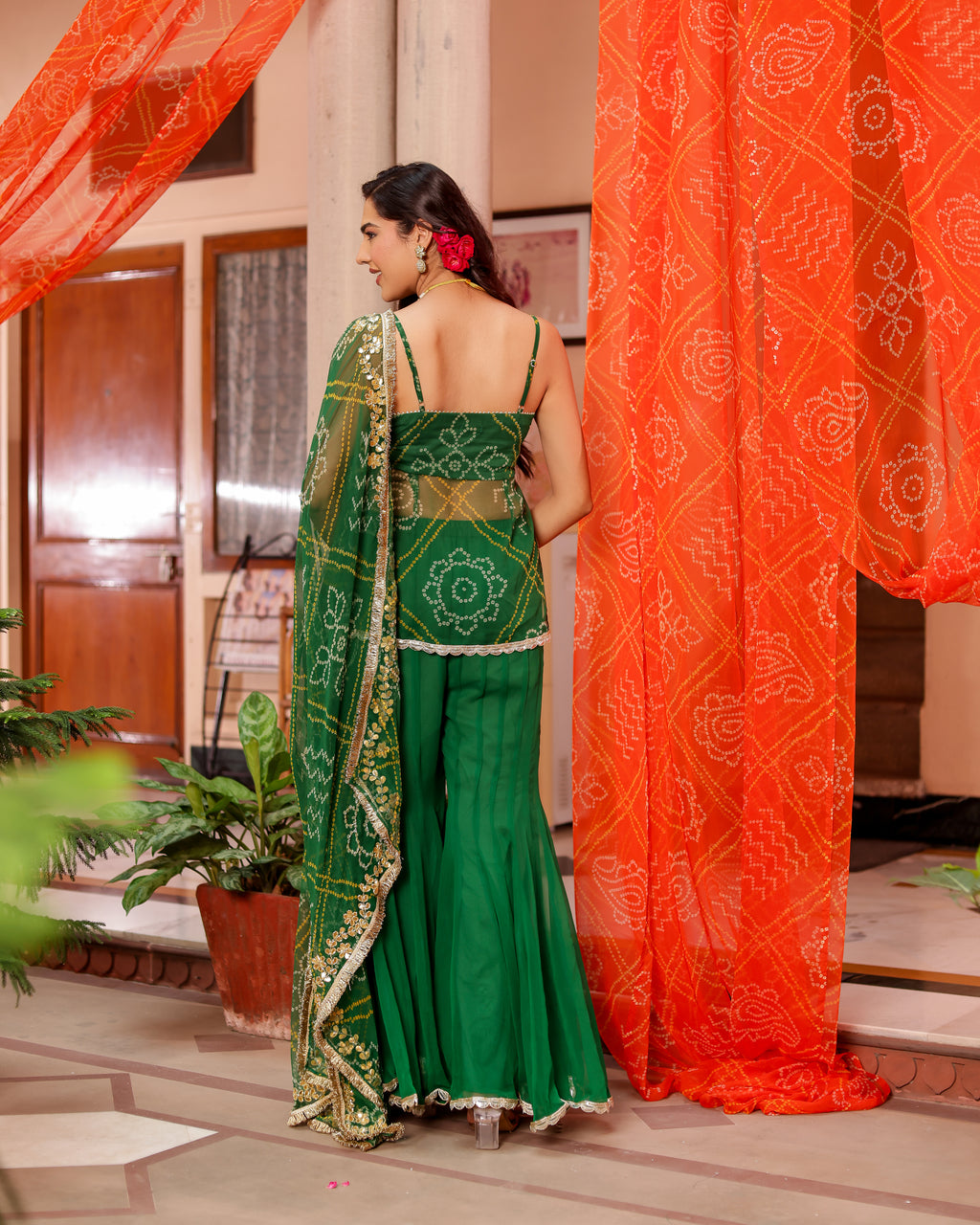 Harsh Bandhej Sharara Set