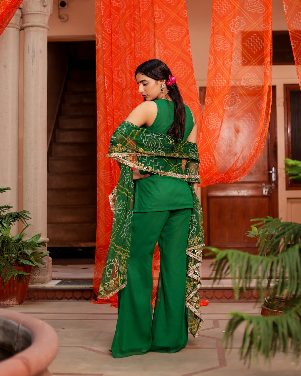 Kanchan Georgette Co-ord Set