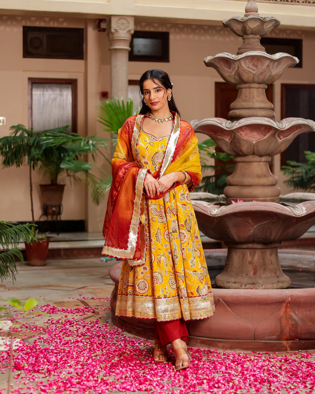 Rangat Handblock Suit Set