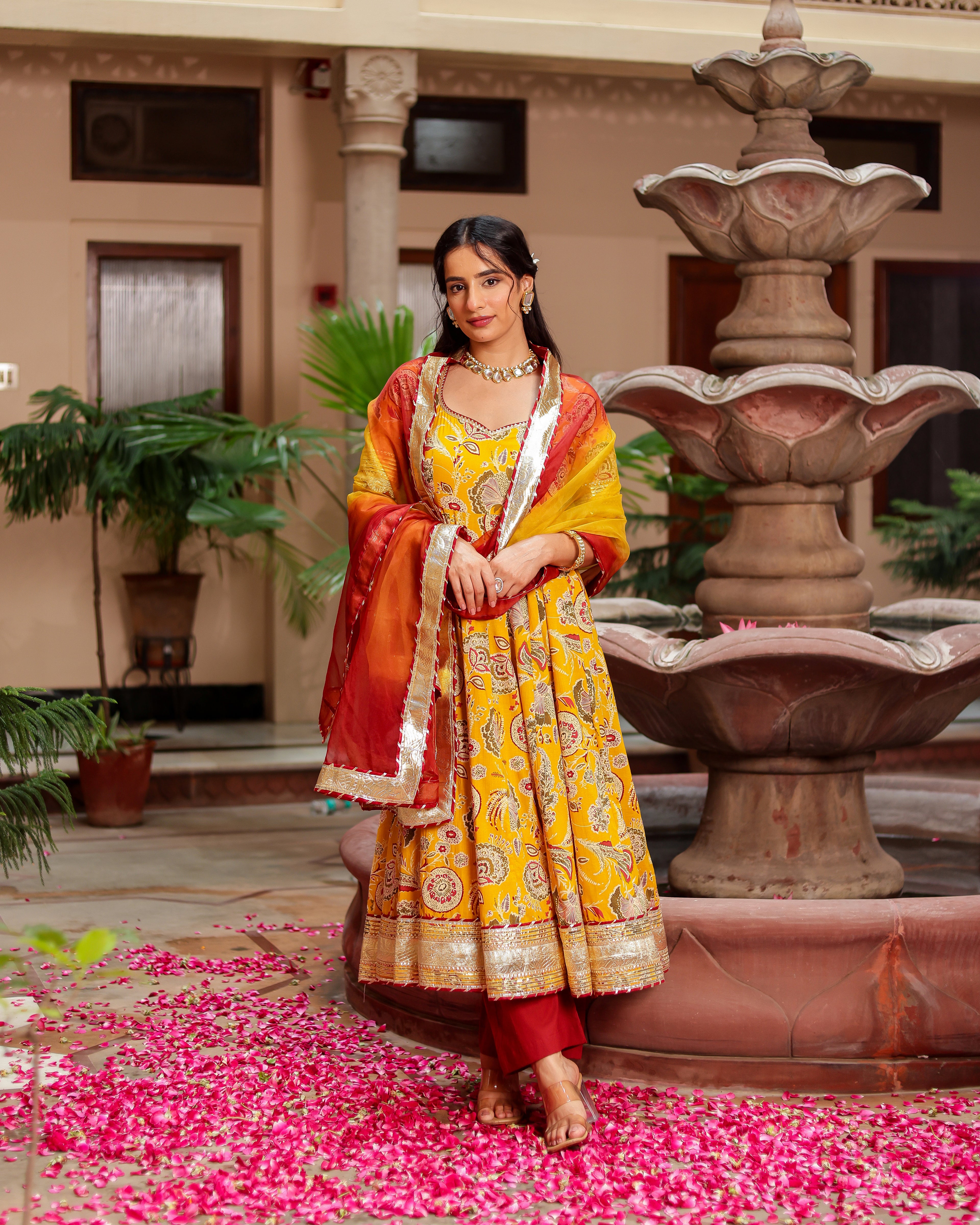 Rangat Handblock Suit Set