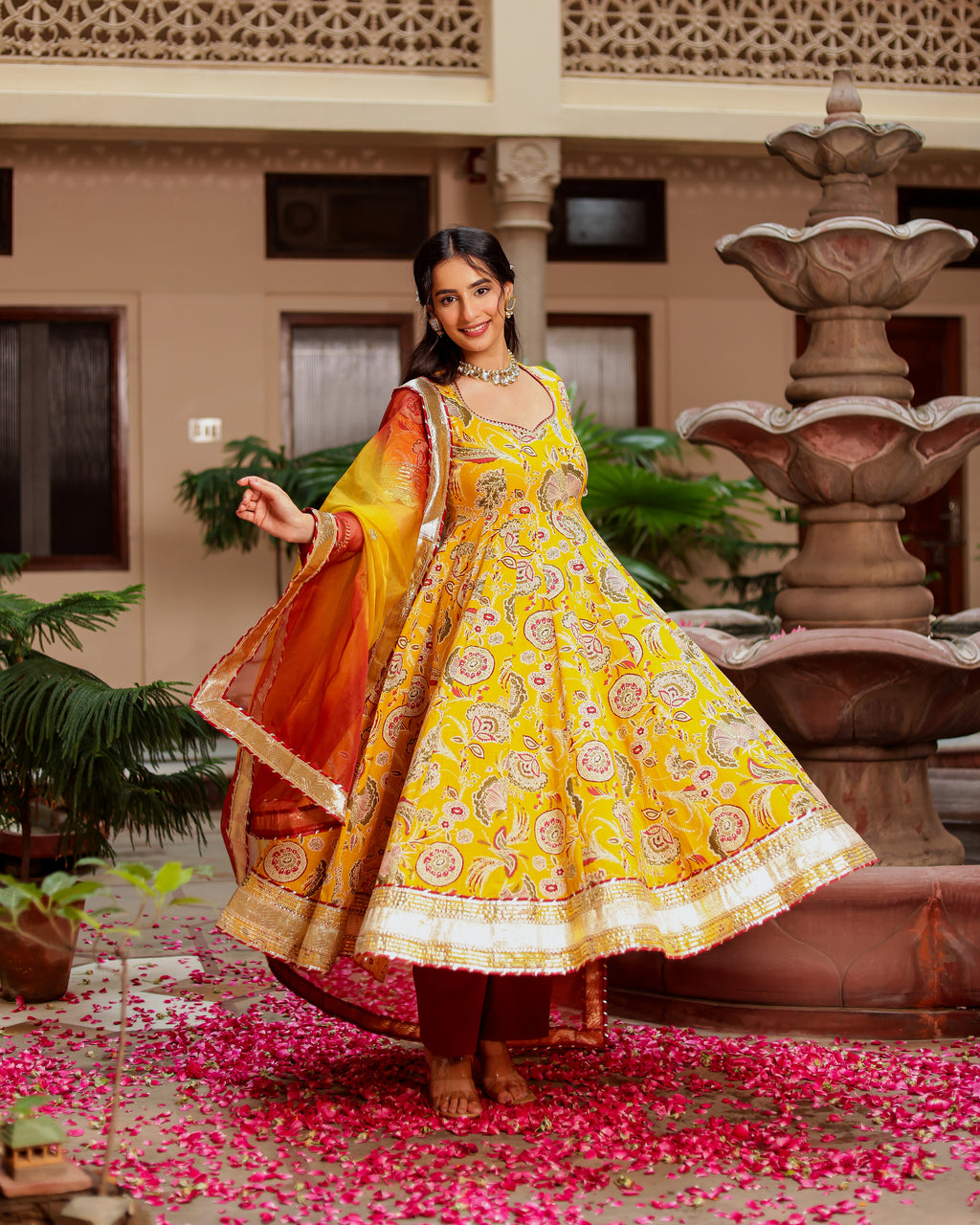 Rangat Handblock Suit Set