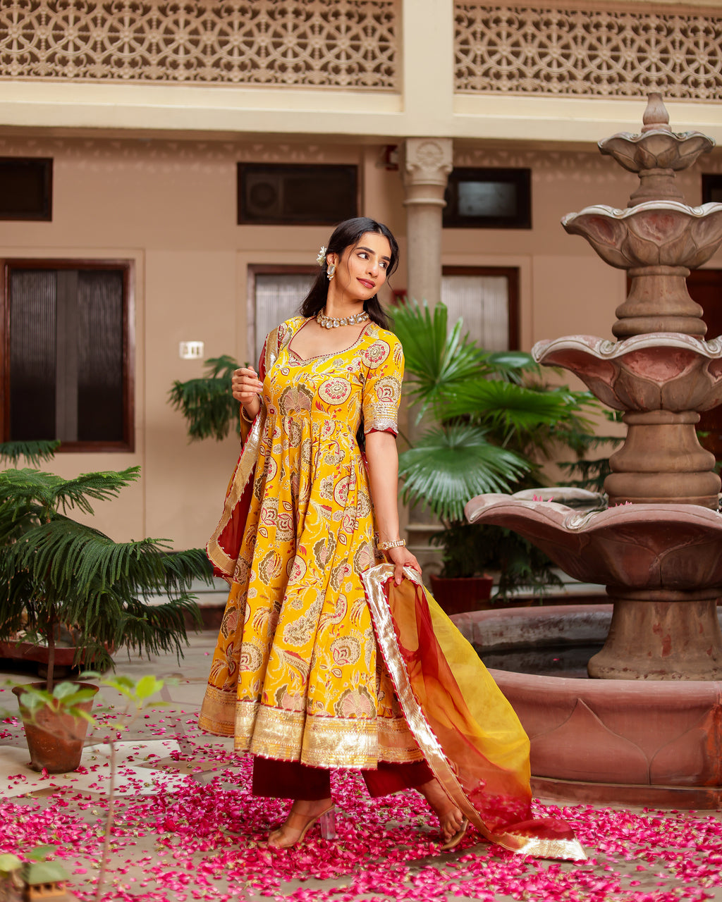 Rangat Handblock Suit Set