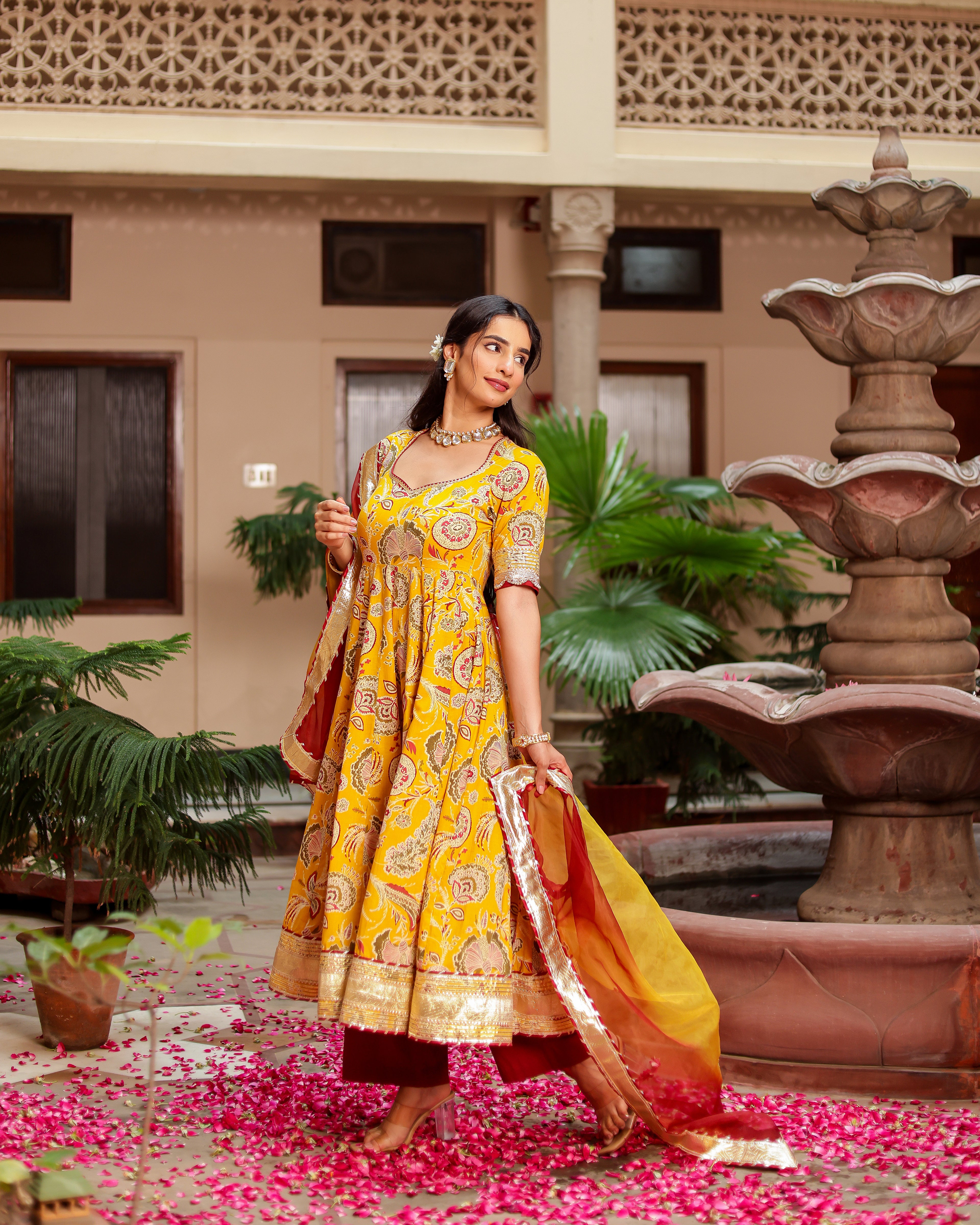 Rangat Handblock Suit Set
