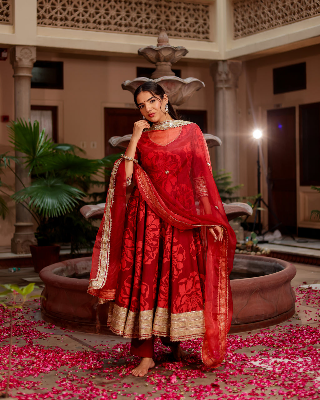 Saaj Handblock Suit Set