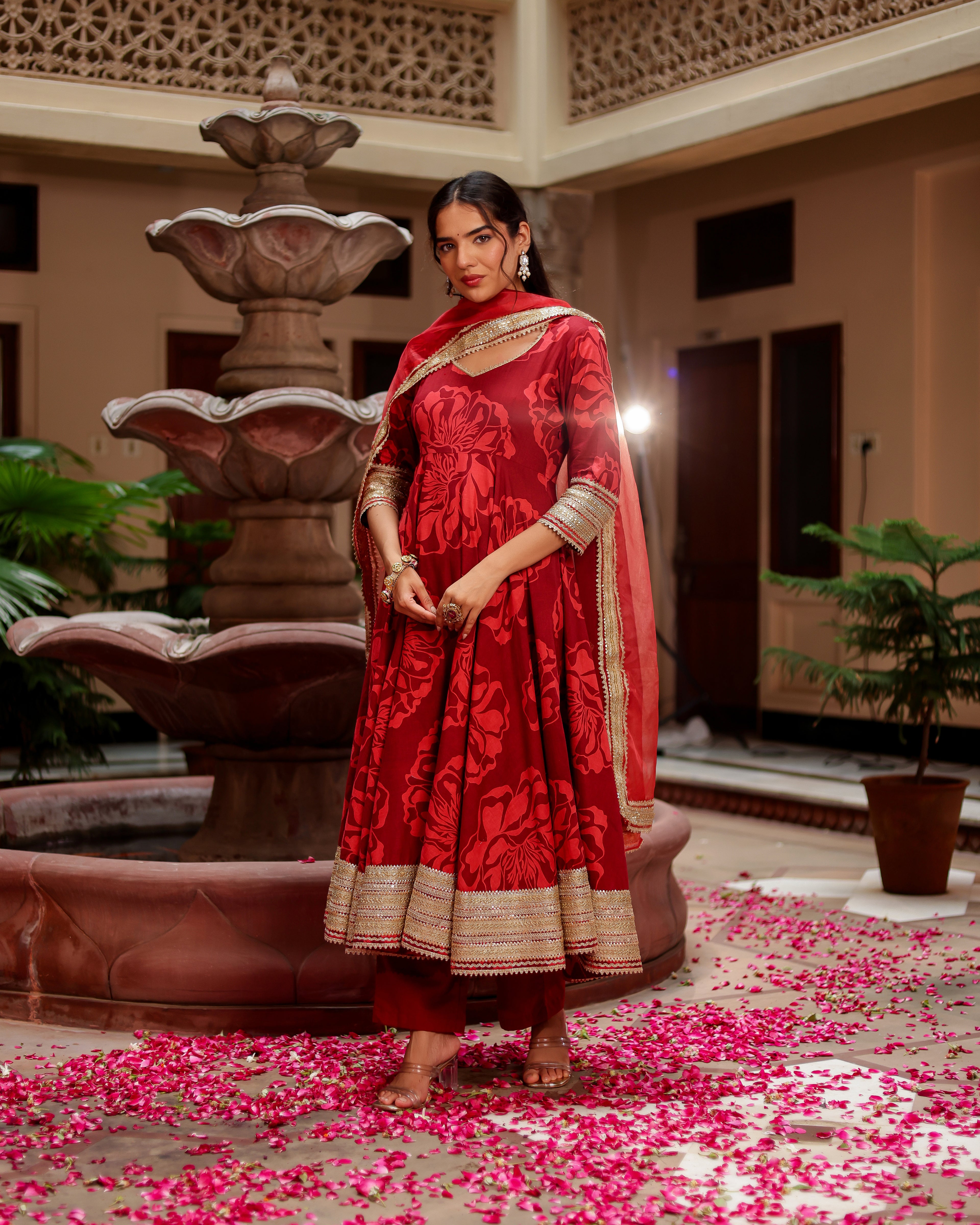Saaj Handblock Suit Set