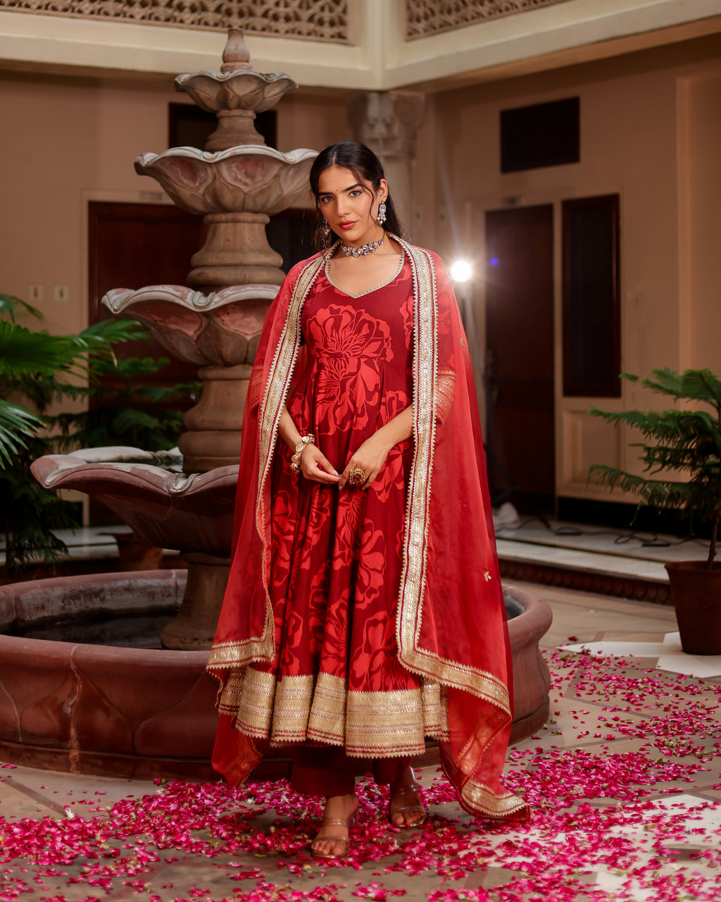 Saaj Handblock Suit Set