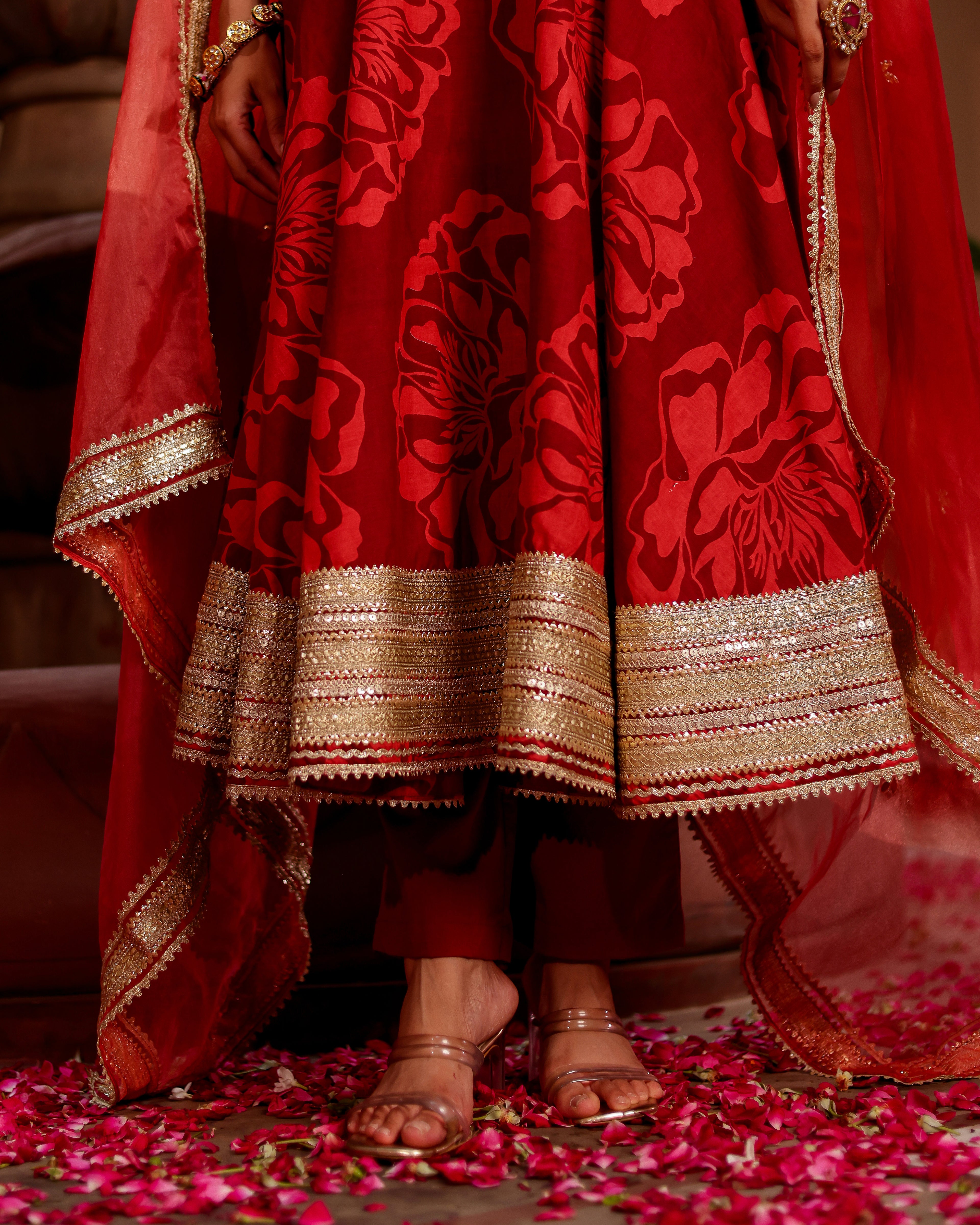 Saaj Handblock Suit Set