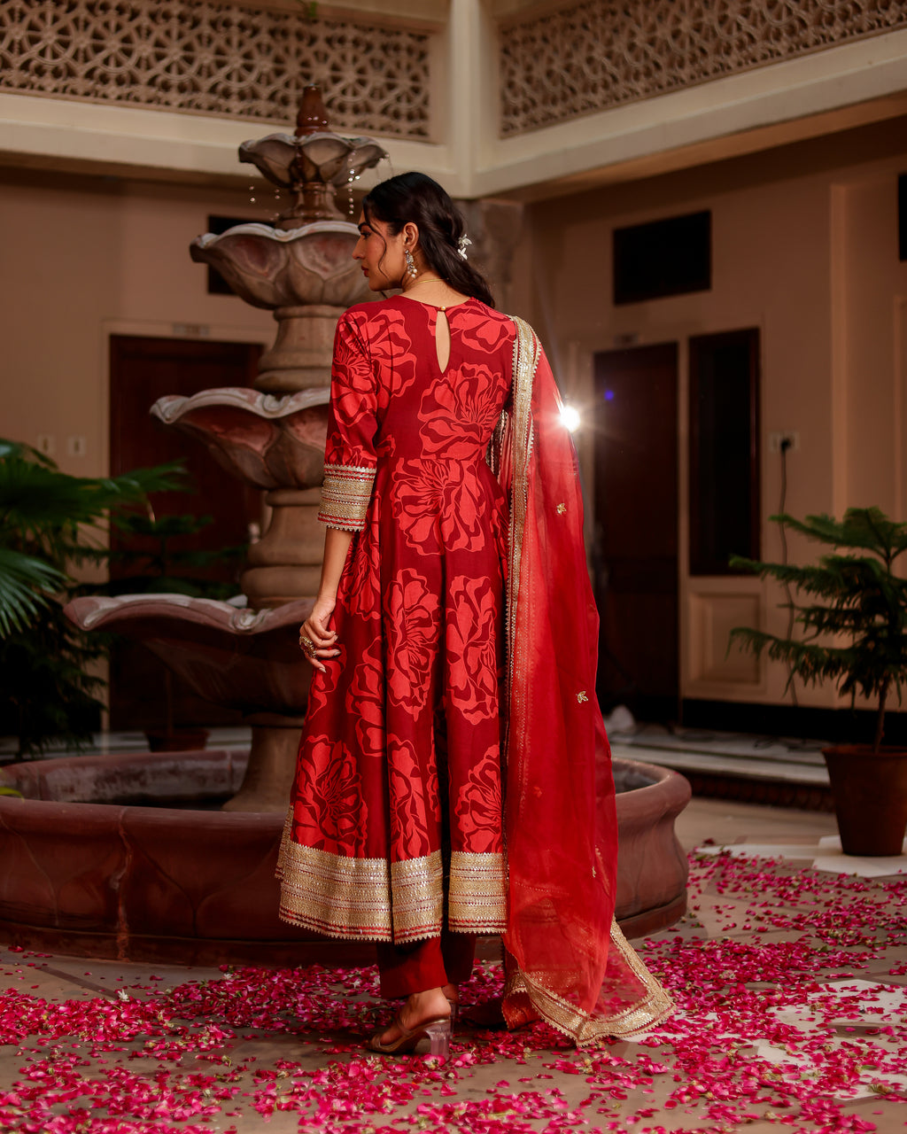 Saaj Handblock Suit Set