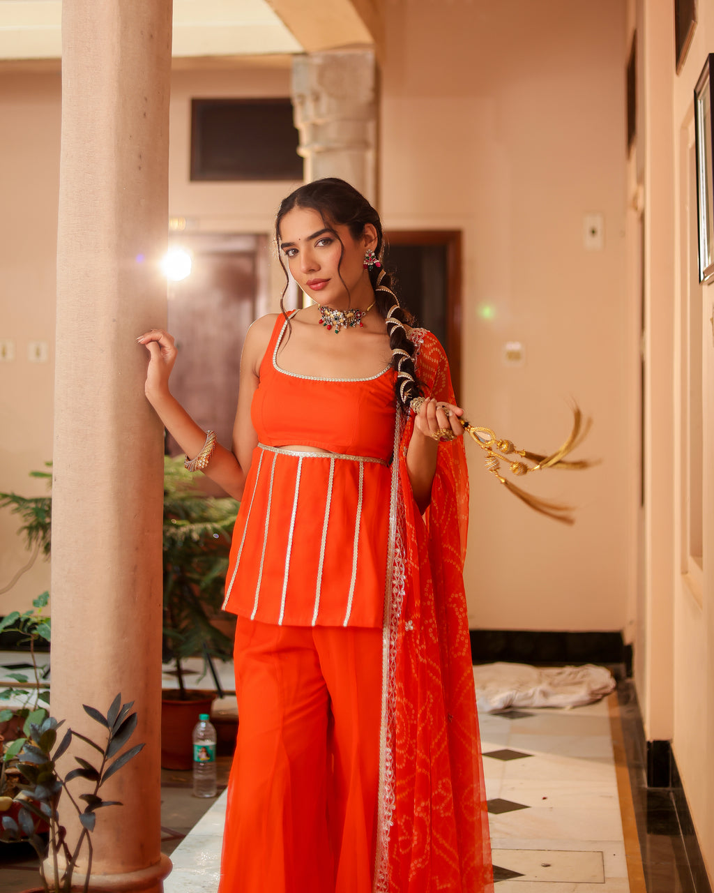 Bandhan Georgette Sharara Set