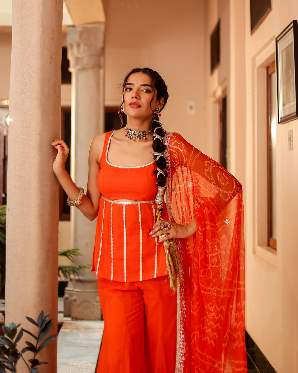 Bandhan Georgette Sharara Set