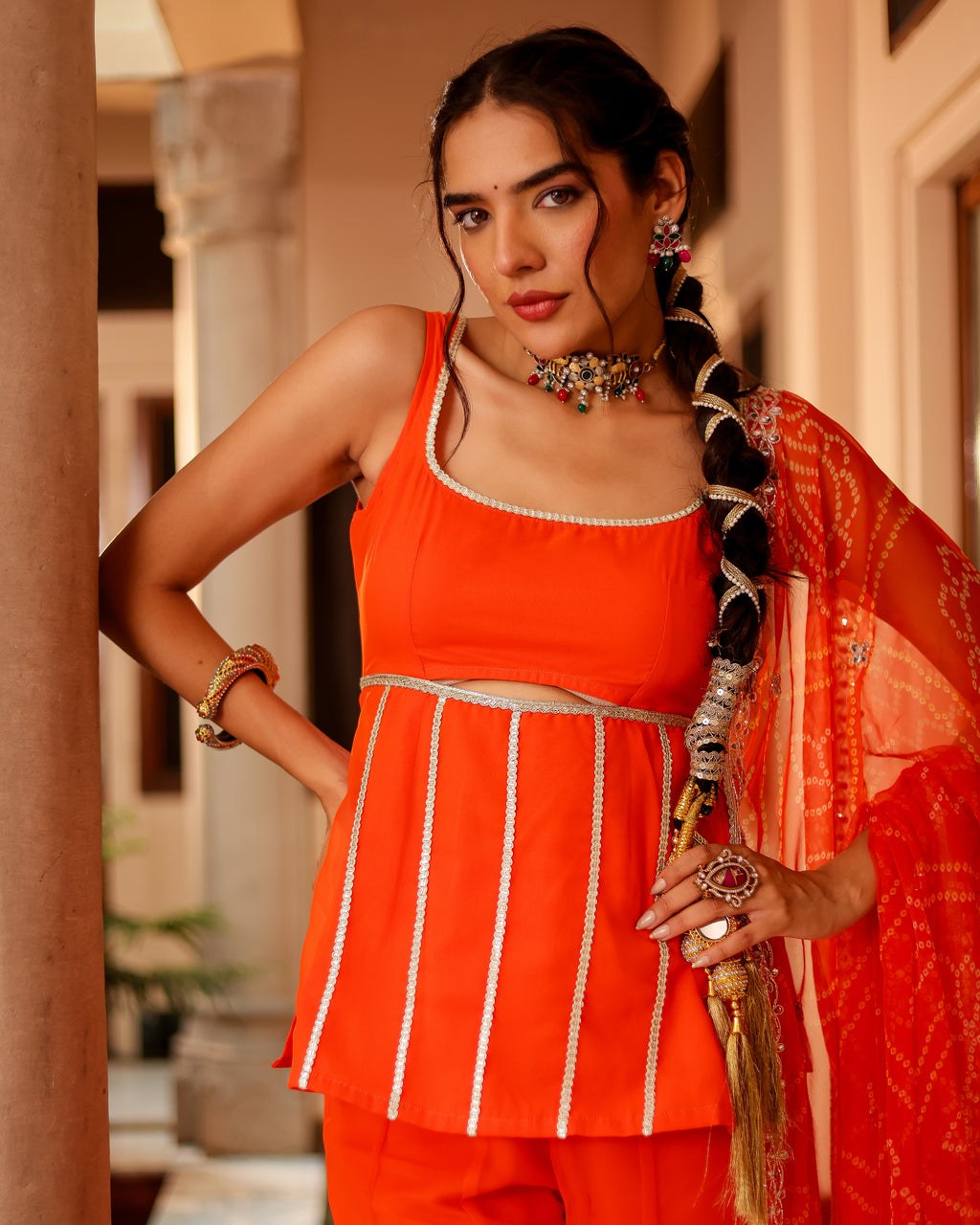 Bandhan Georgette Sharara Set