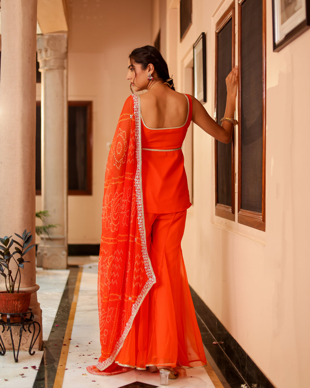 Bandhan Georgette Sharara Set