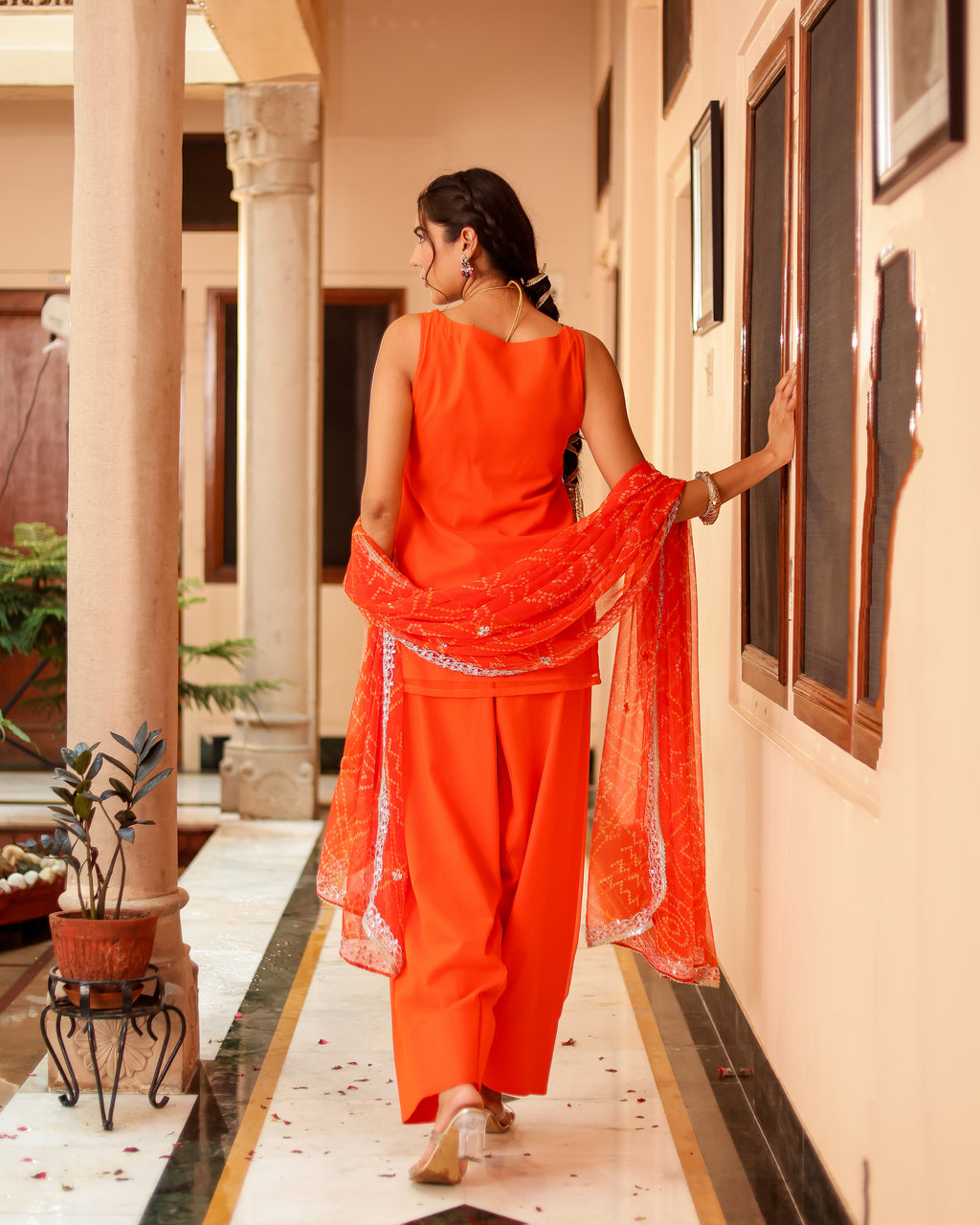 Komal Georgette Farshi Set