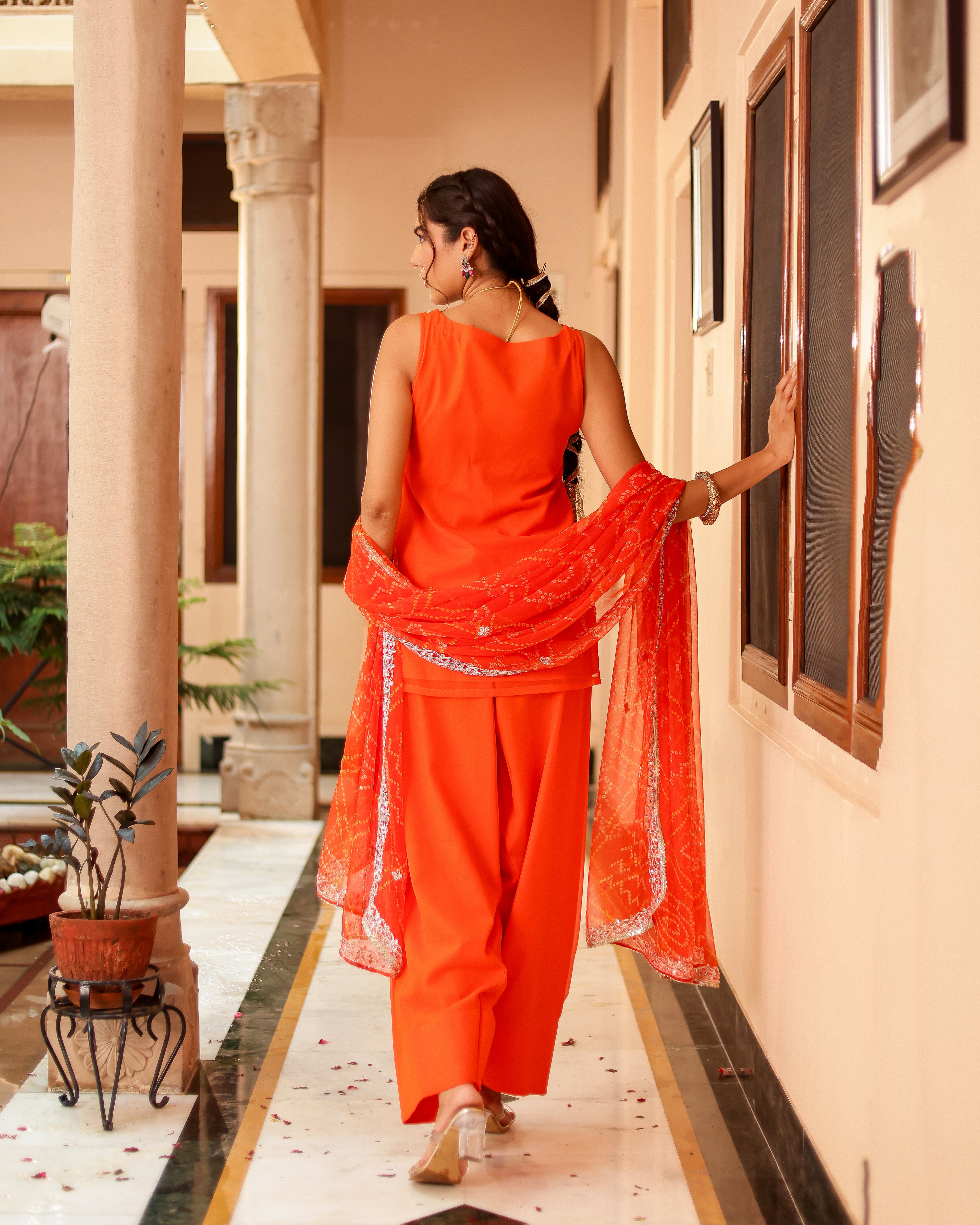 Komal Georgette Farshi Set