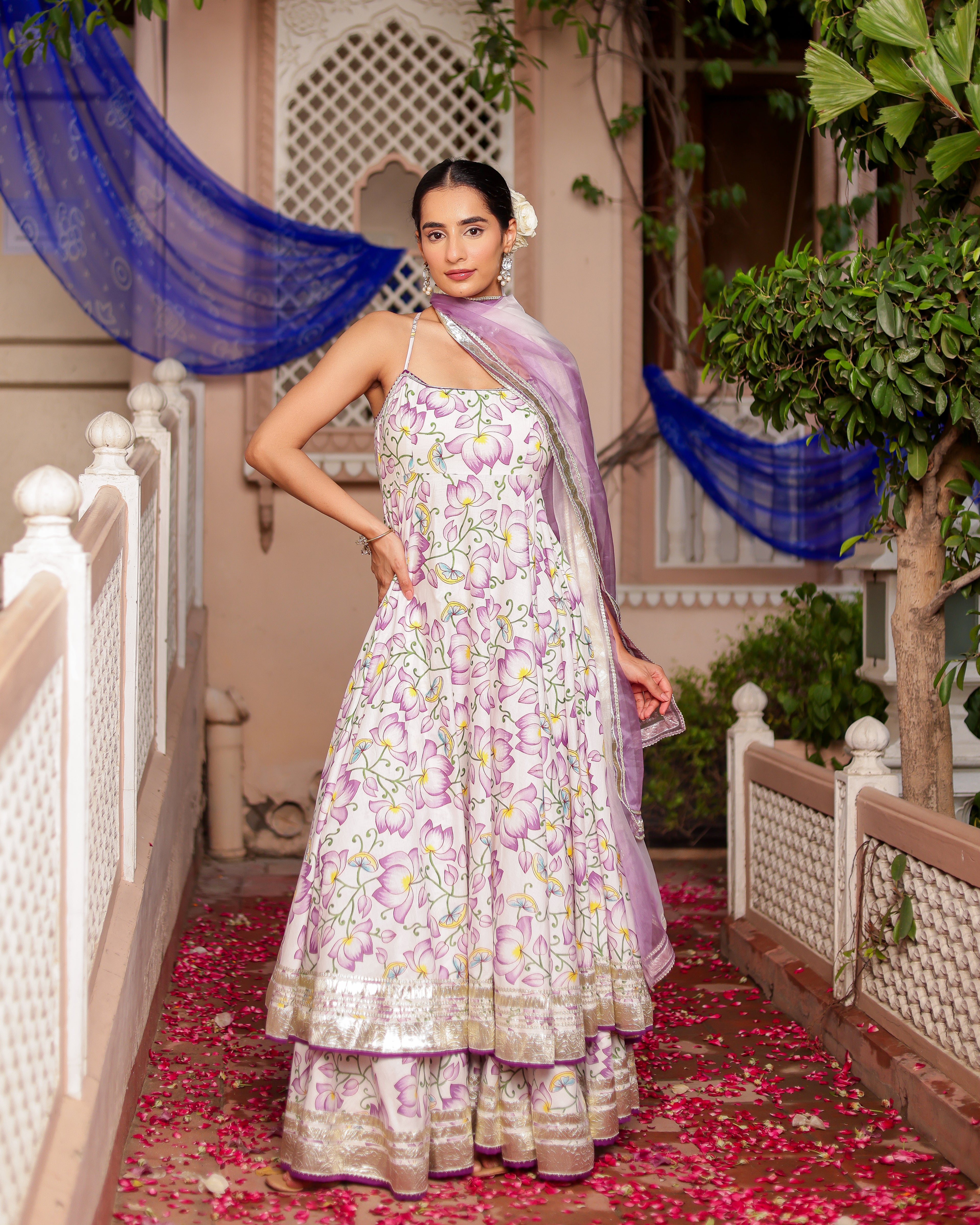 Saavni Handblock Suit Set
