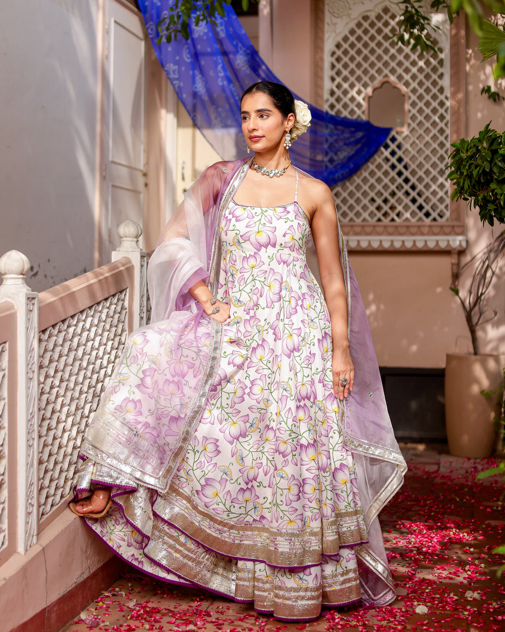 Saavni Handblock Suit Set