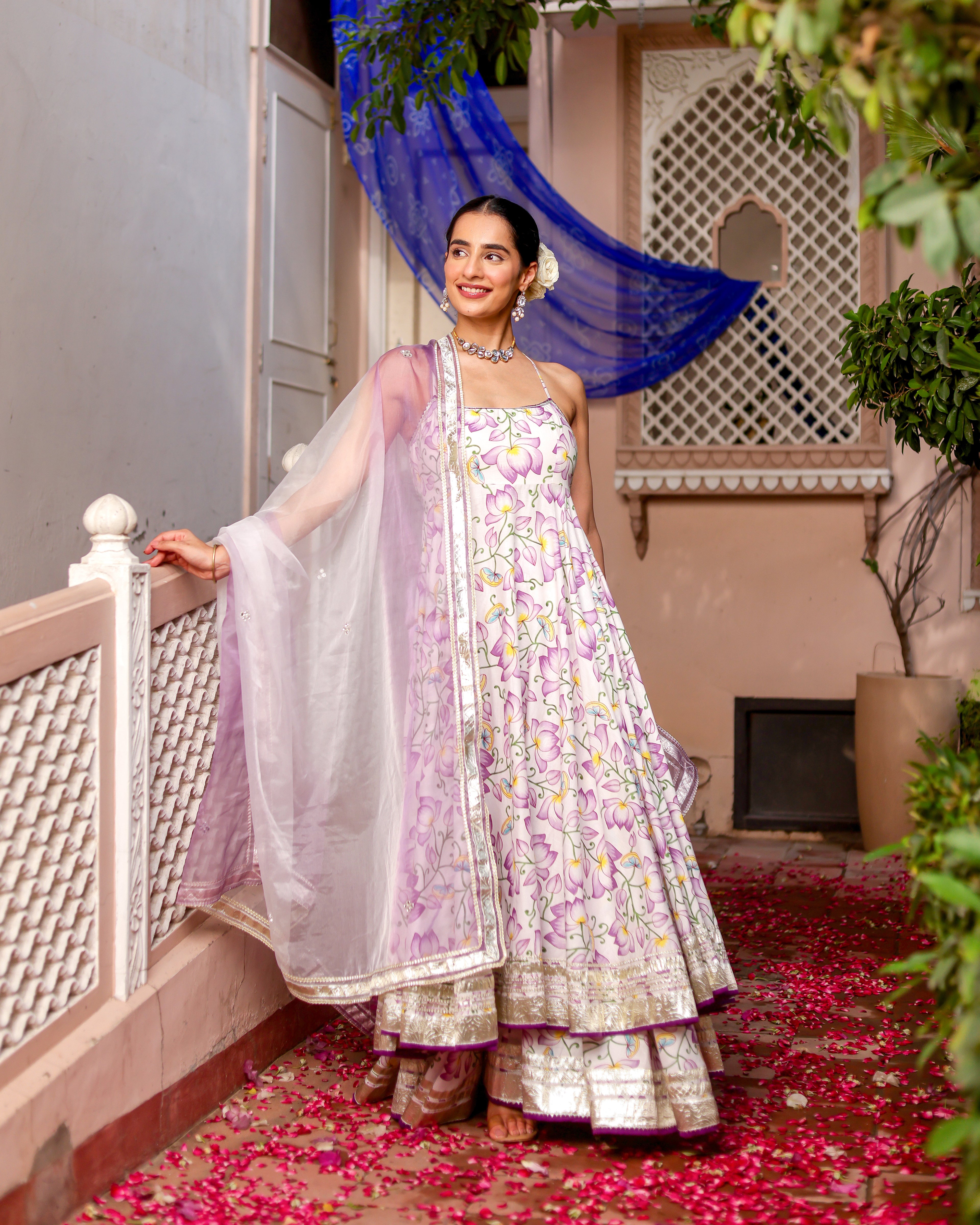 Saavni Handblock Suit Set