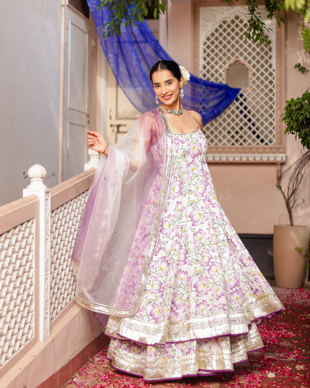 Saavni Handblock Suit Set