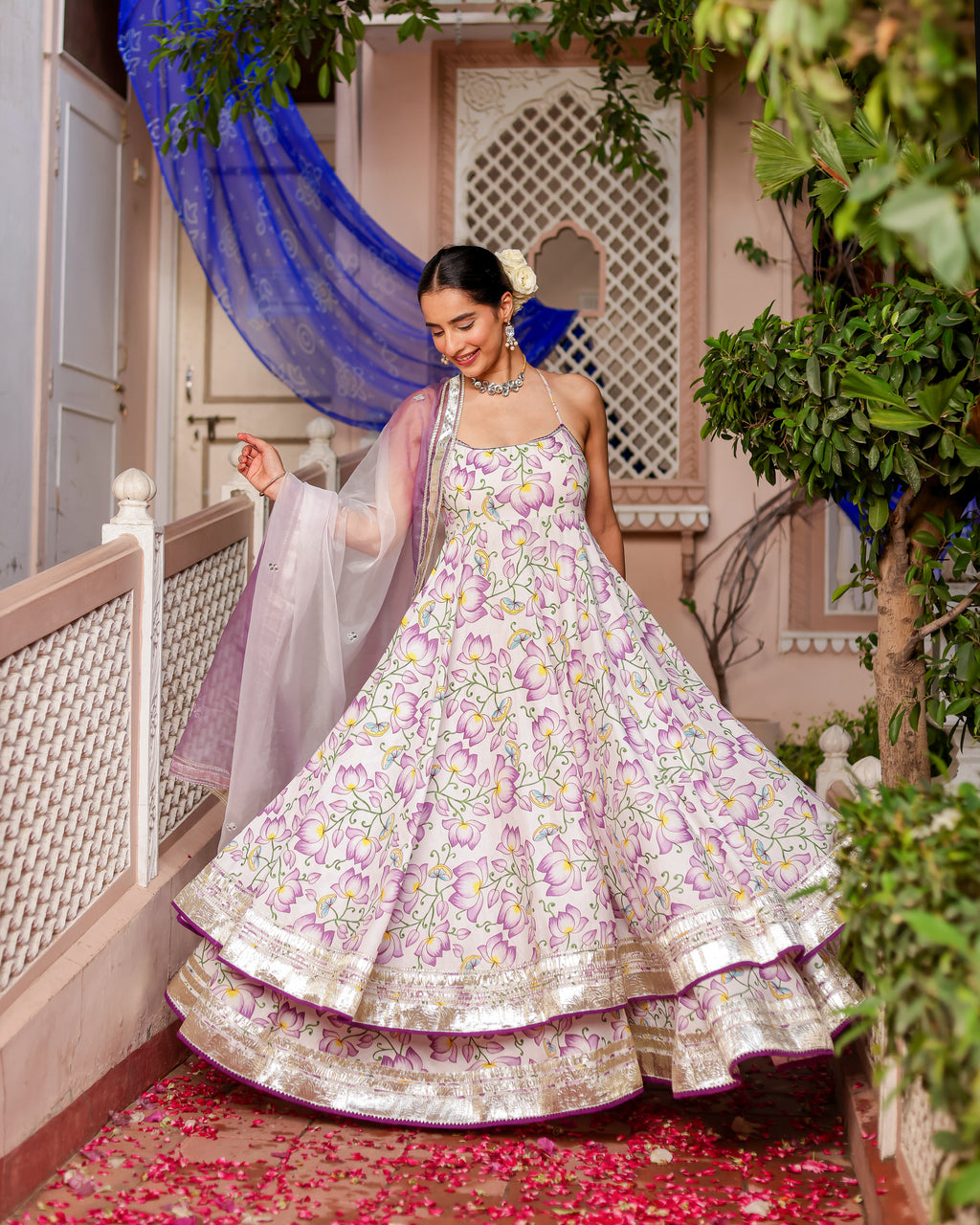Saavni Handblock Suit Set