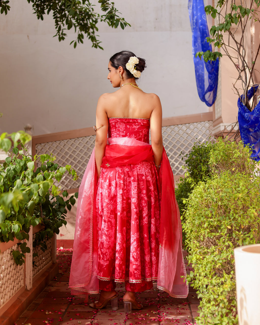 Aabha Handblock Suit Set