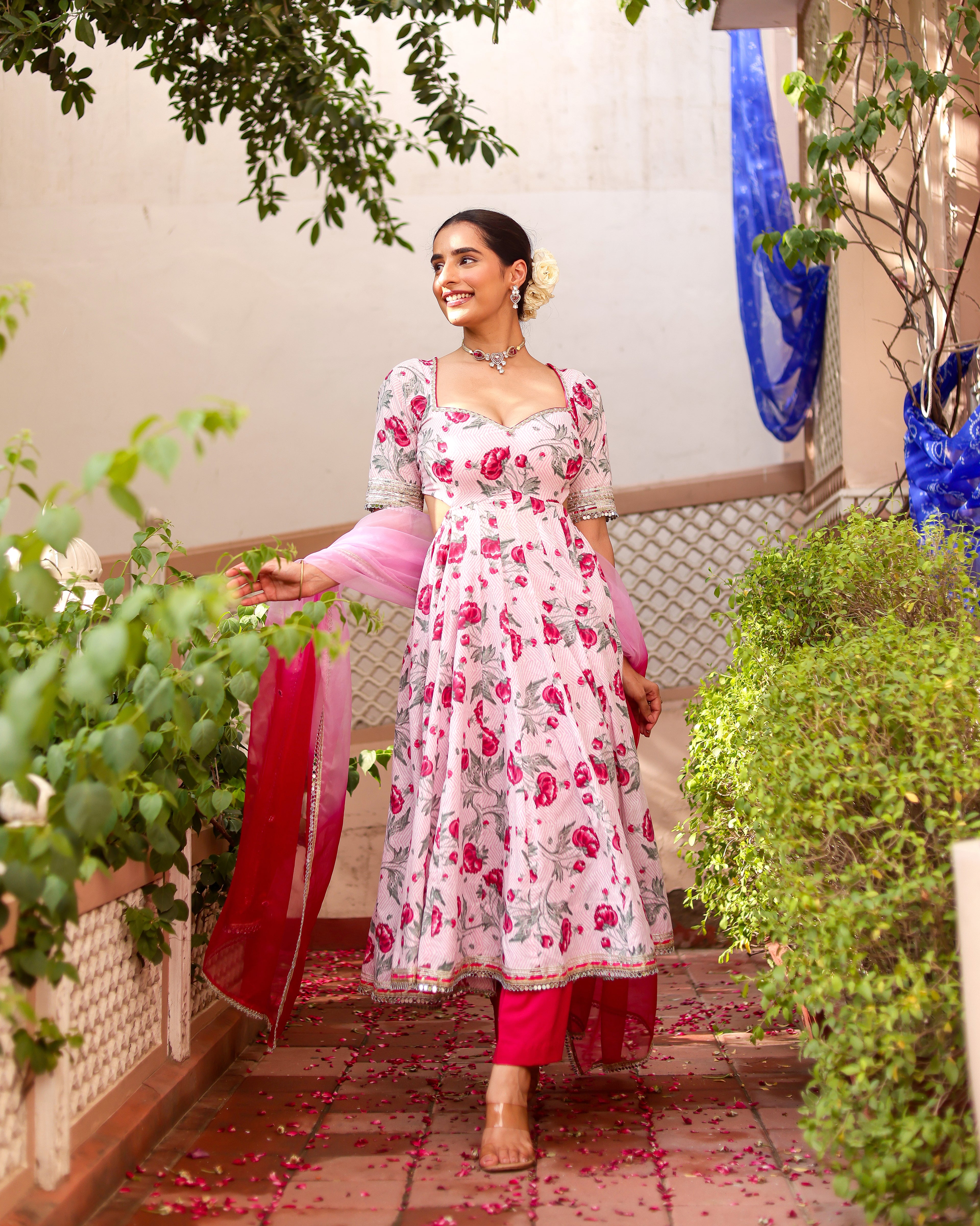 Sutra Handblock Suit Set