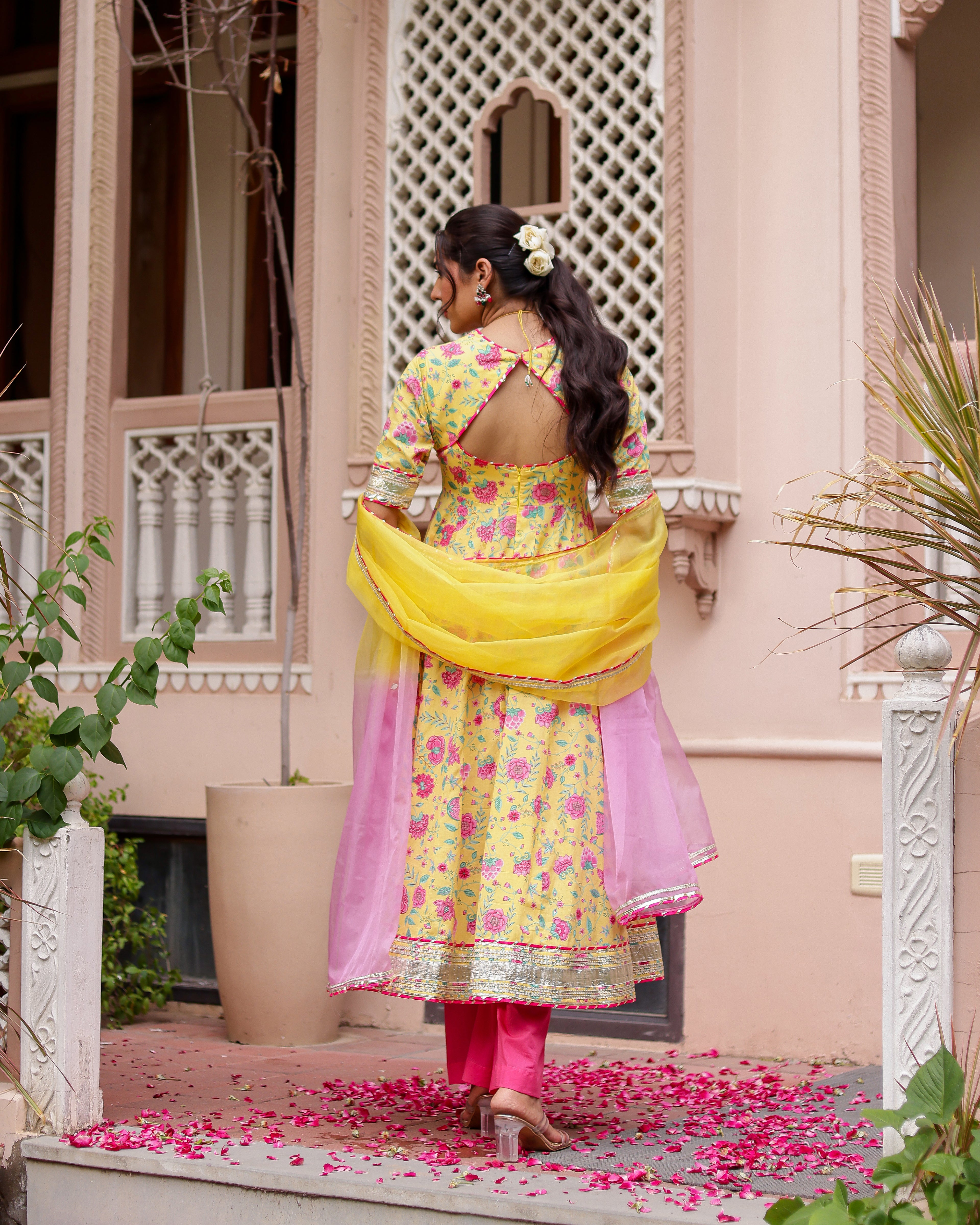 Ragini Handblock Suit Set