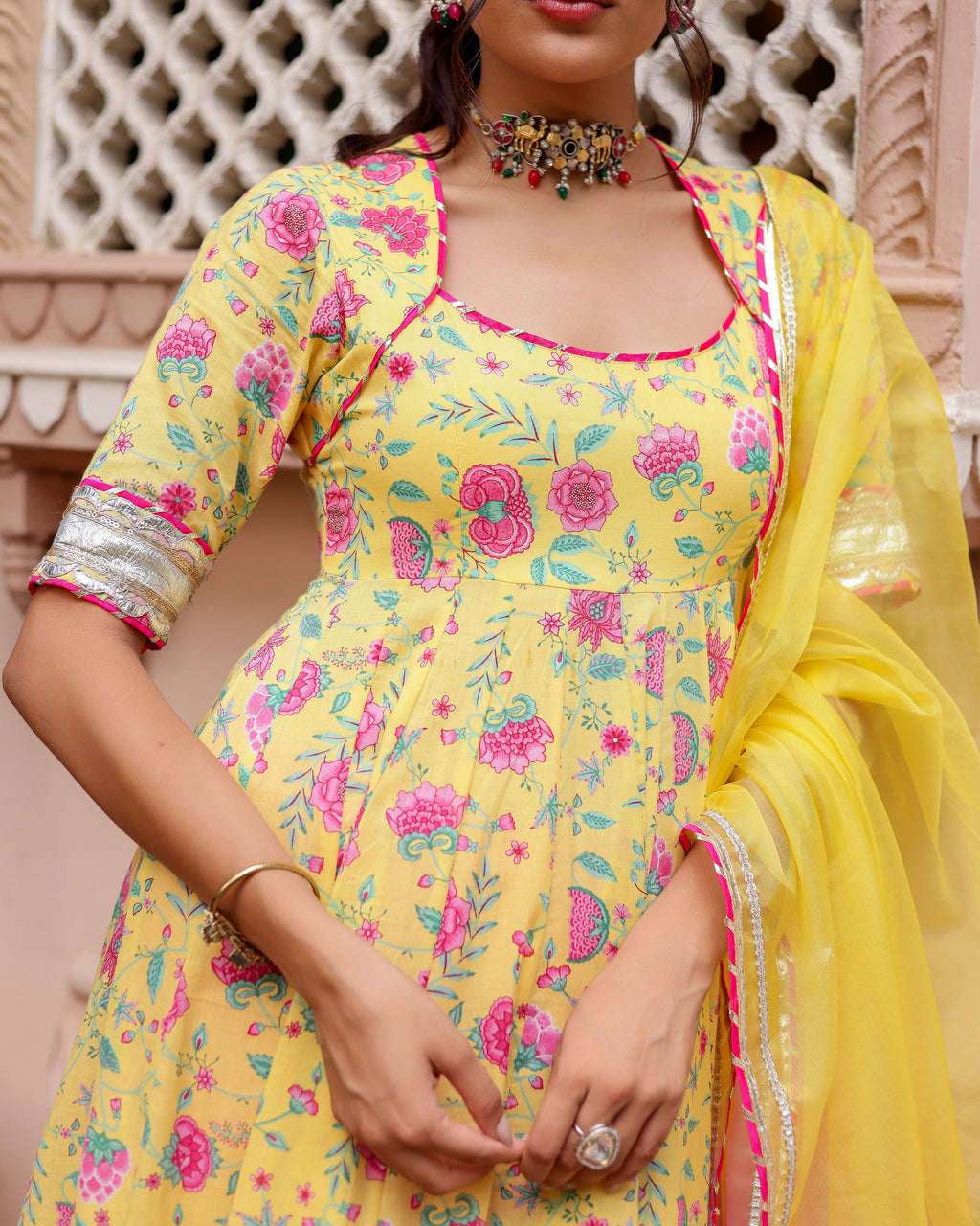Ragini Handblock Suit Set