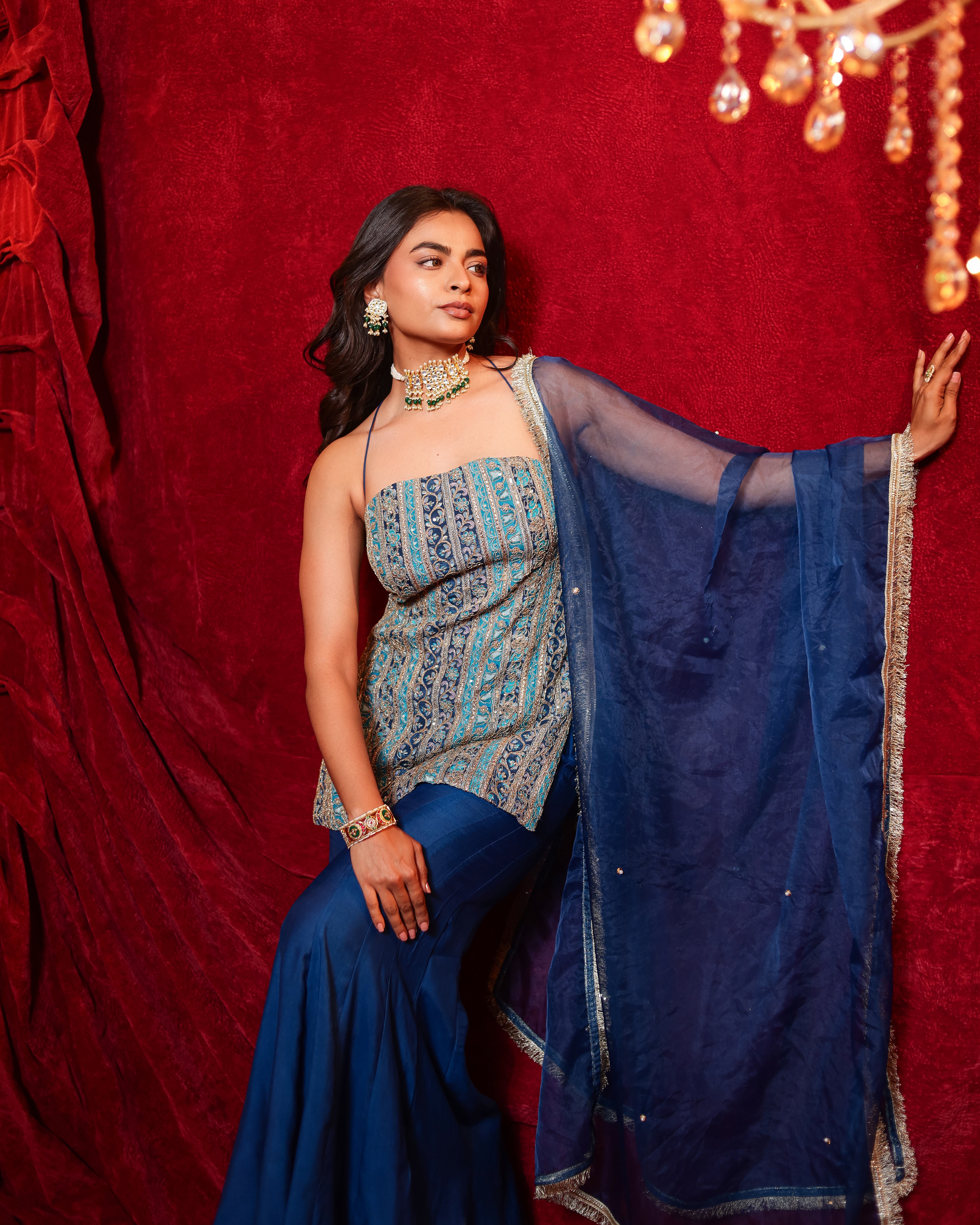 Tina Handwork Sharara Set