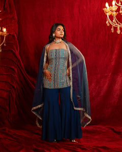 Tina Handwork Sharara Set