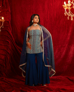 Tina Handwork Sharara Set