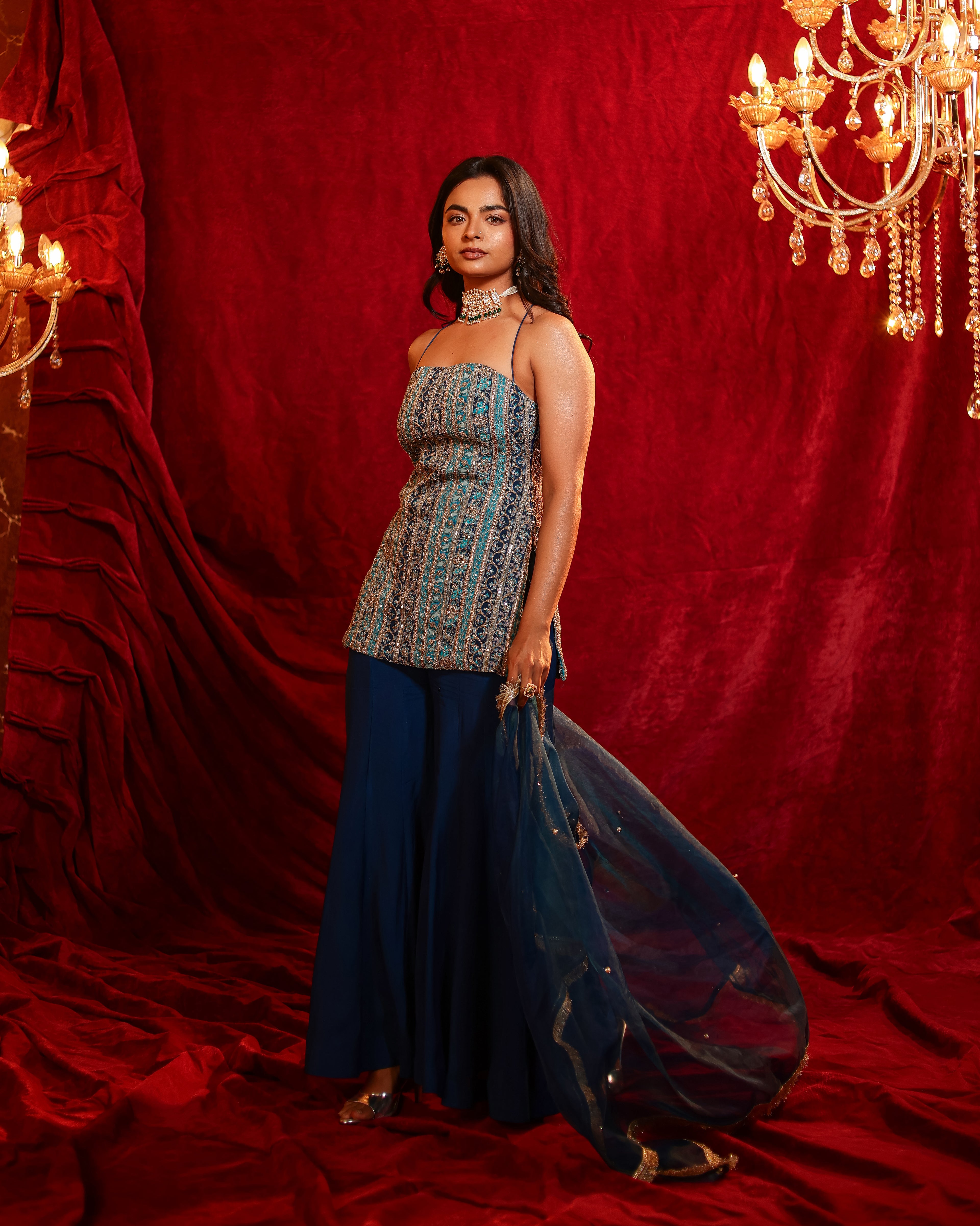 Tina Handwork Sharara Set