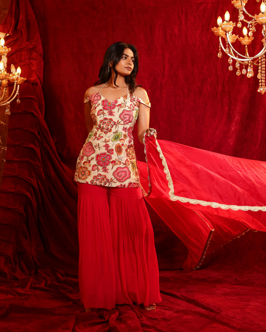 Geet Handwork Gharara Set