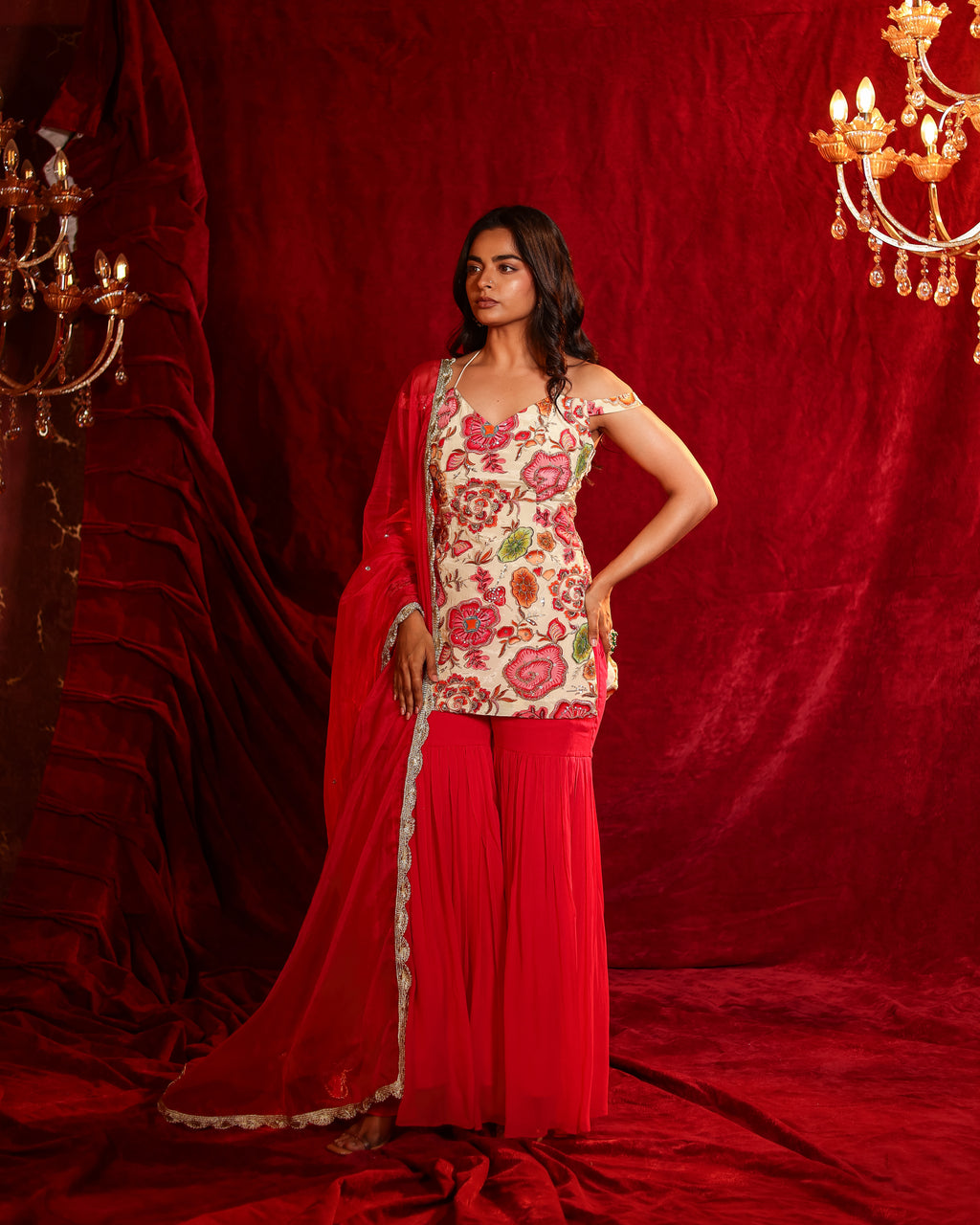 Geet Handwork Gharara Set