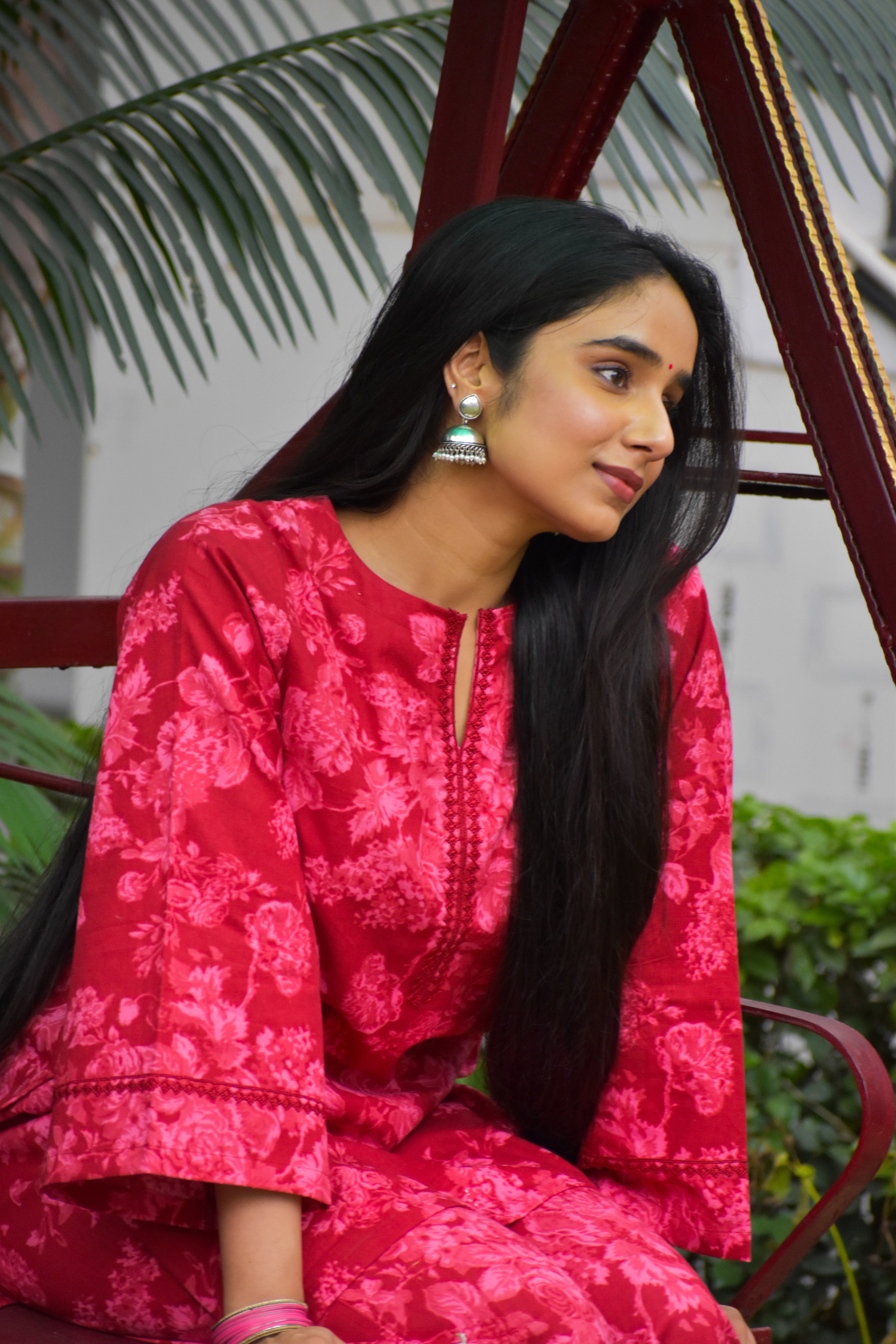 Gulnaar Handblock Cotton Co-ord Set