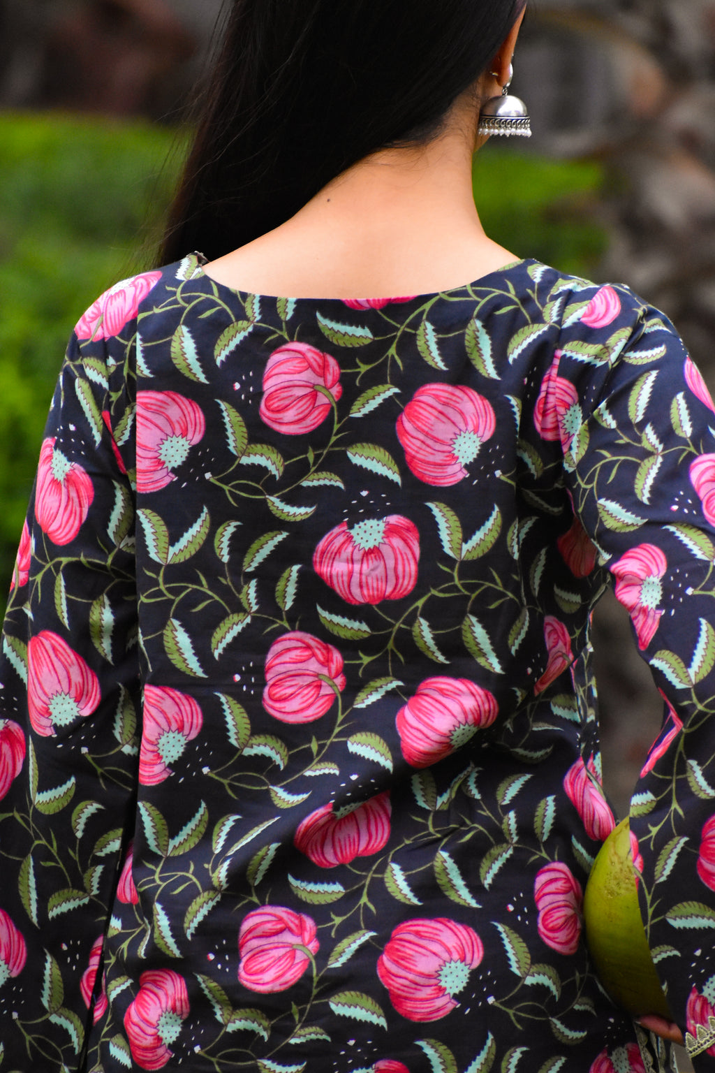 Vanika Handblock Cotton Farshi Set