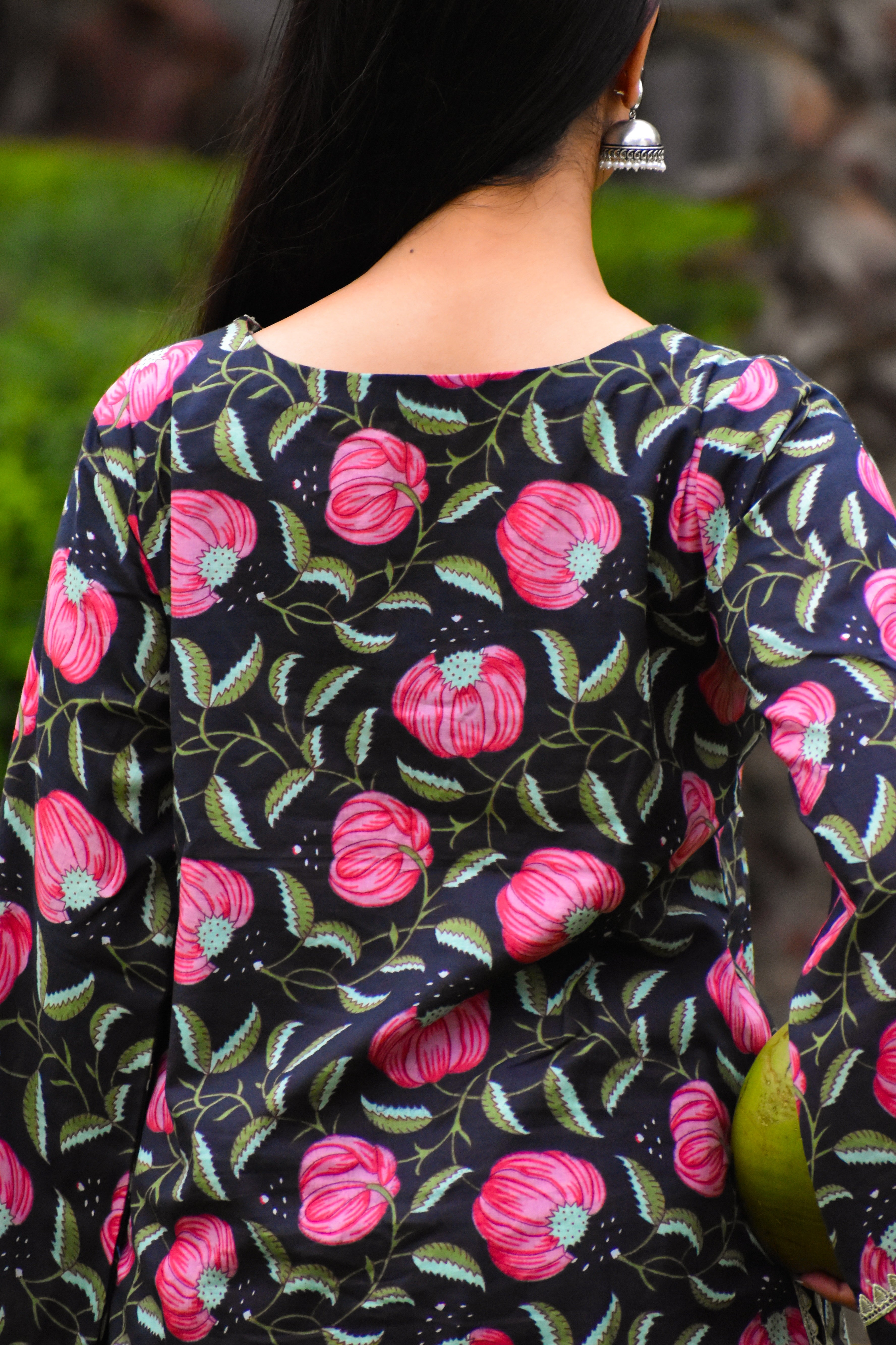 Vanika Handblock Cotton Farshi Set