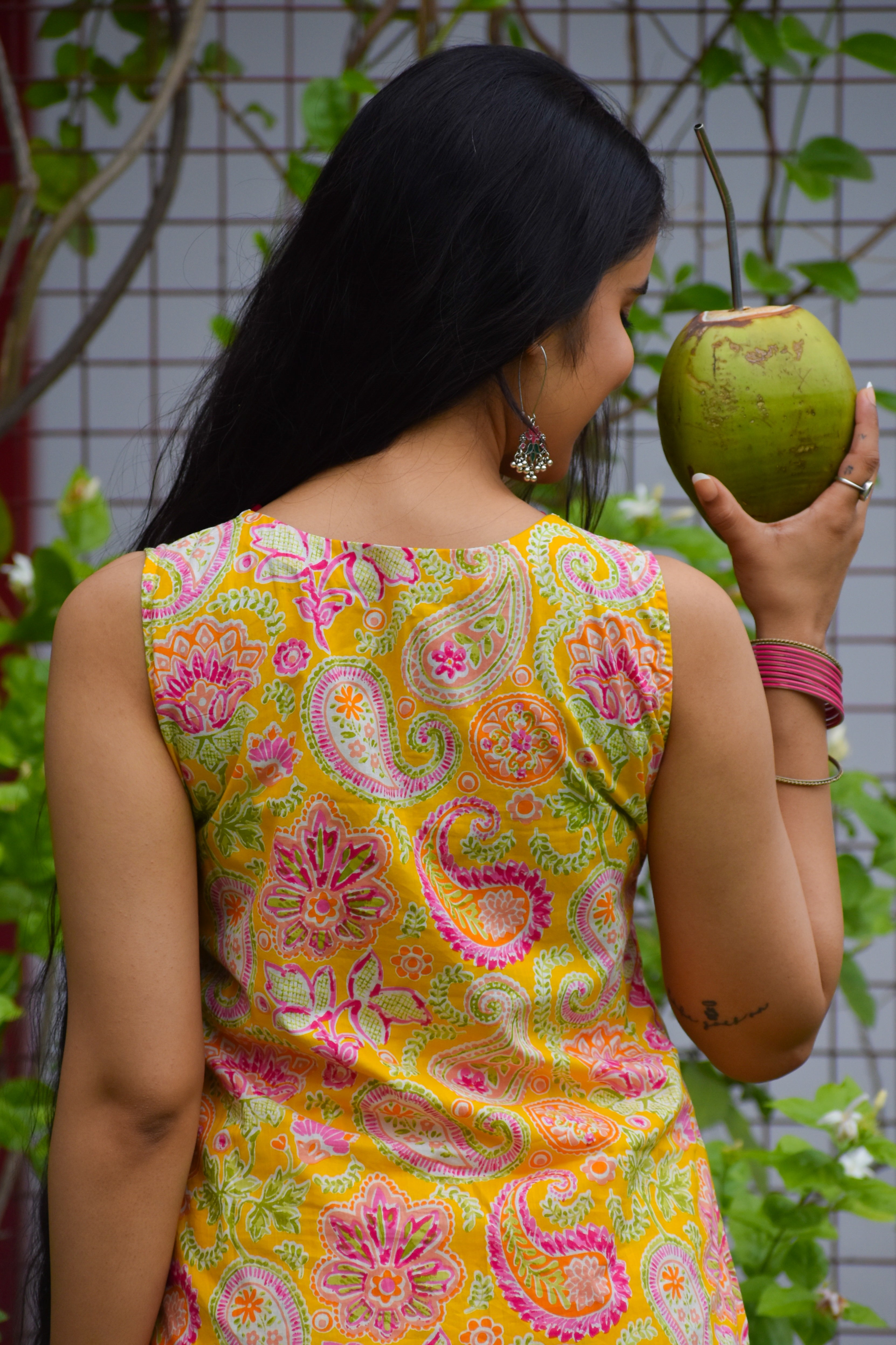Savera Handblock Cotton Co-ord Set
