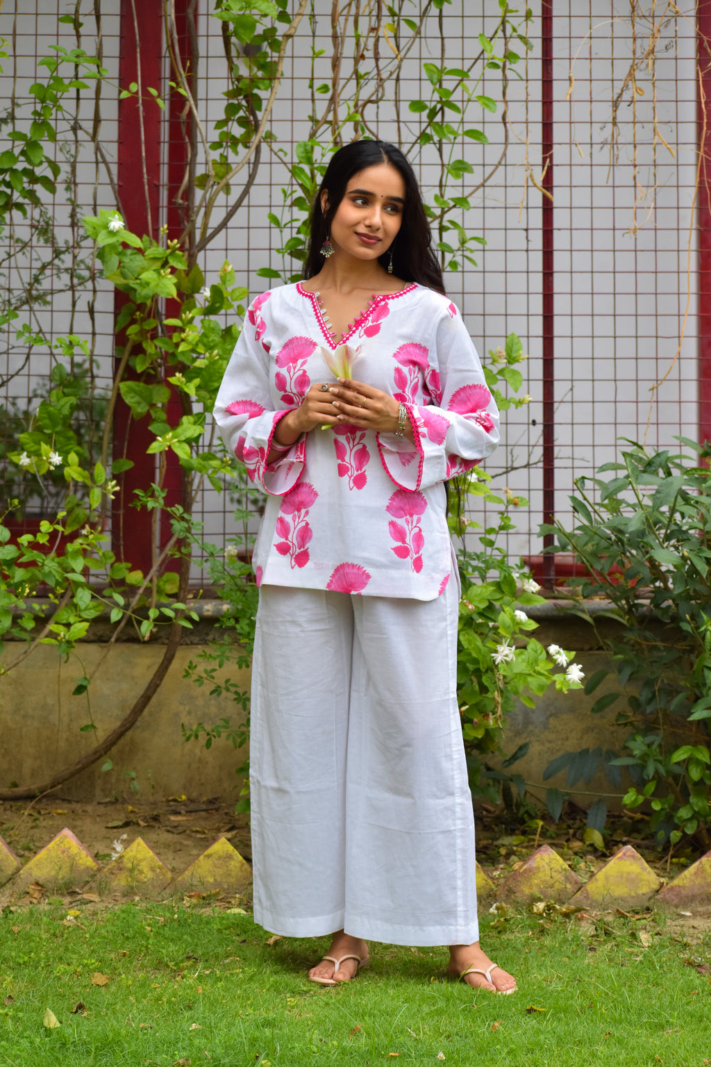 Meher Handblock Cotton Co-ord Set