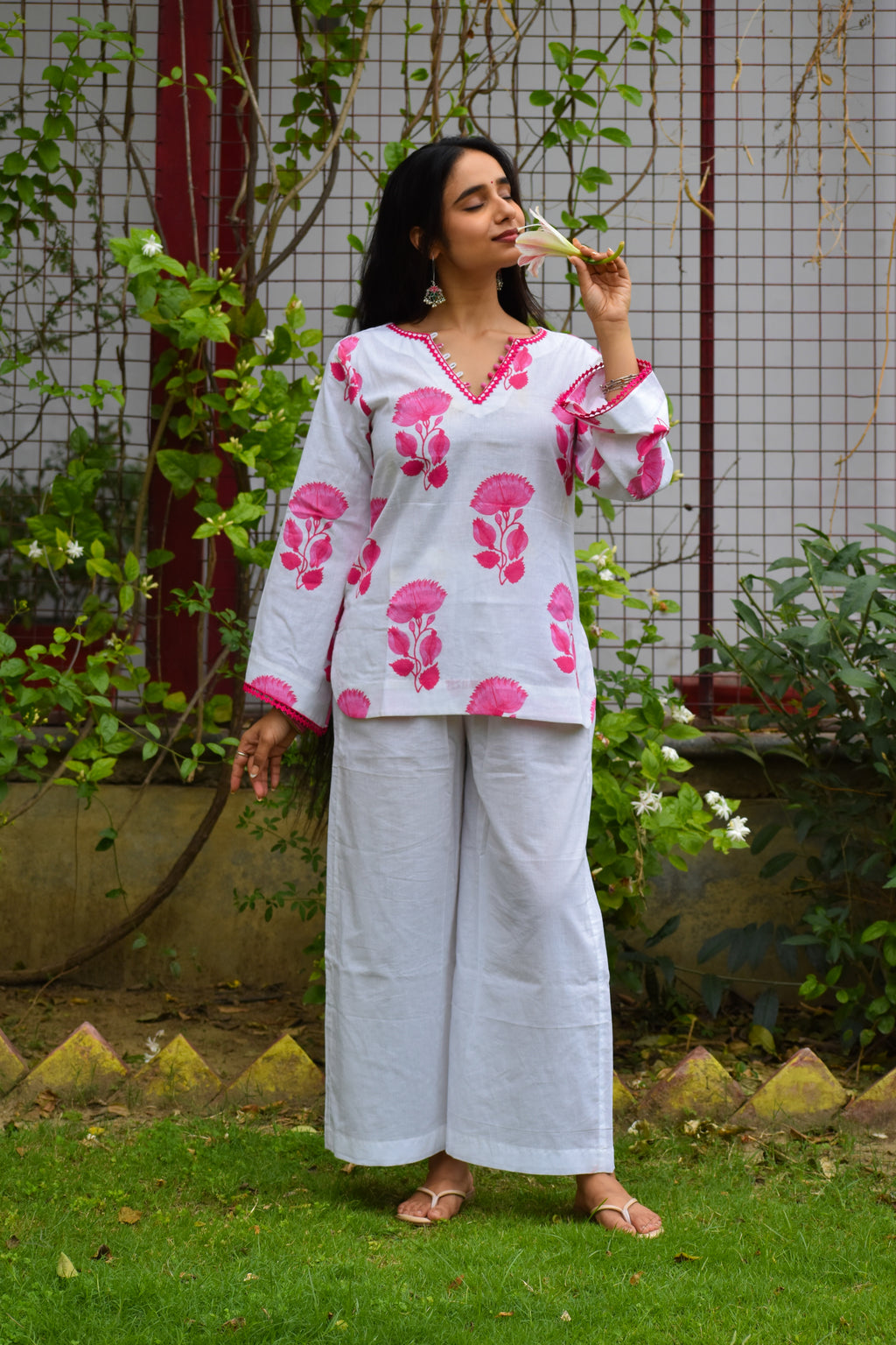 Meher Handblock Cotton Co-ord Set