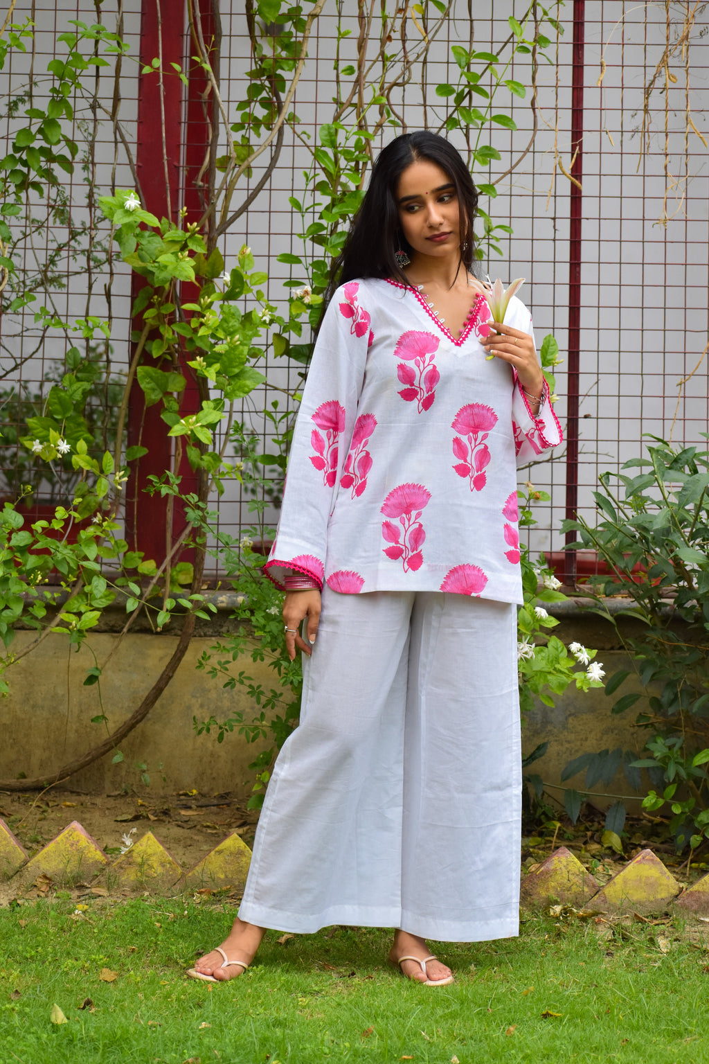 Meher Handblock Cotton Co-ord Set