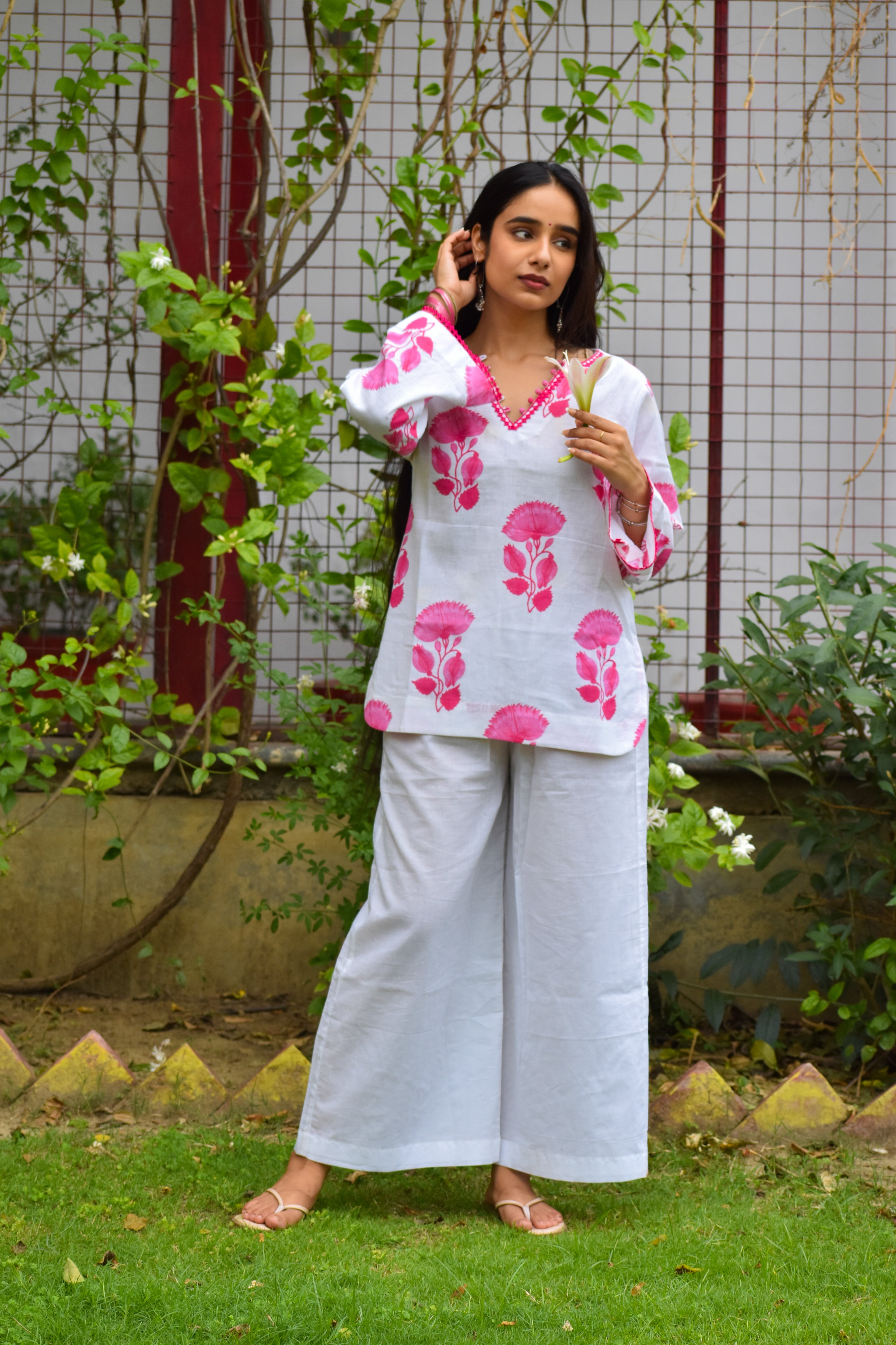 Meher Handblock Cotton Co-ord Set