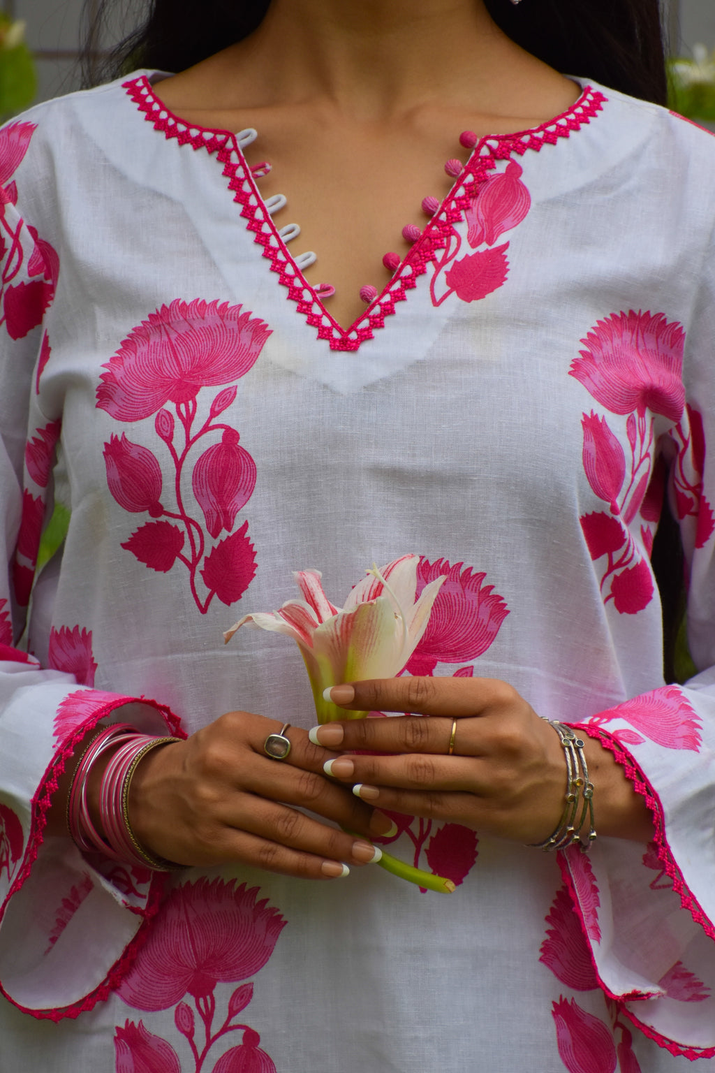 Meher Handblock Cotton Co-ord Set