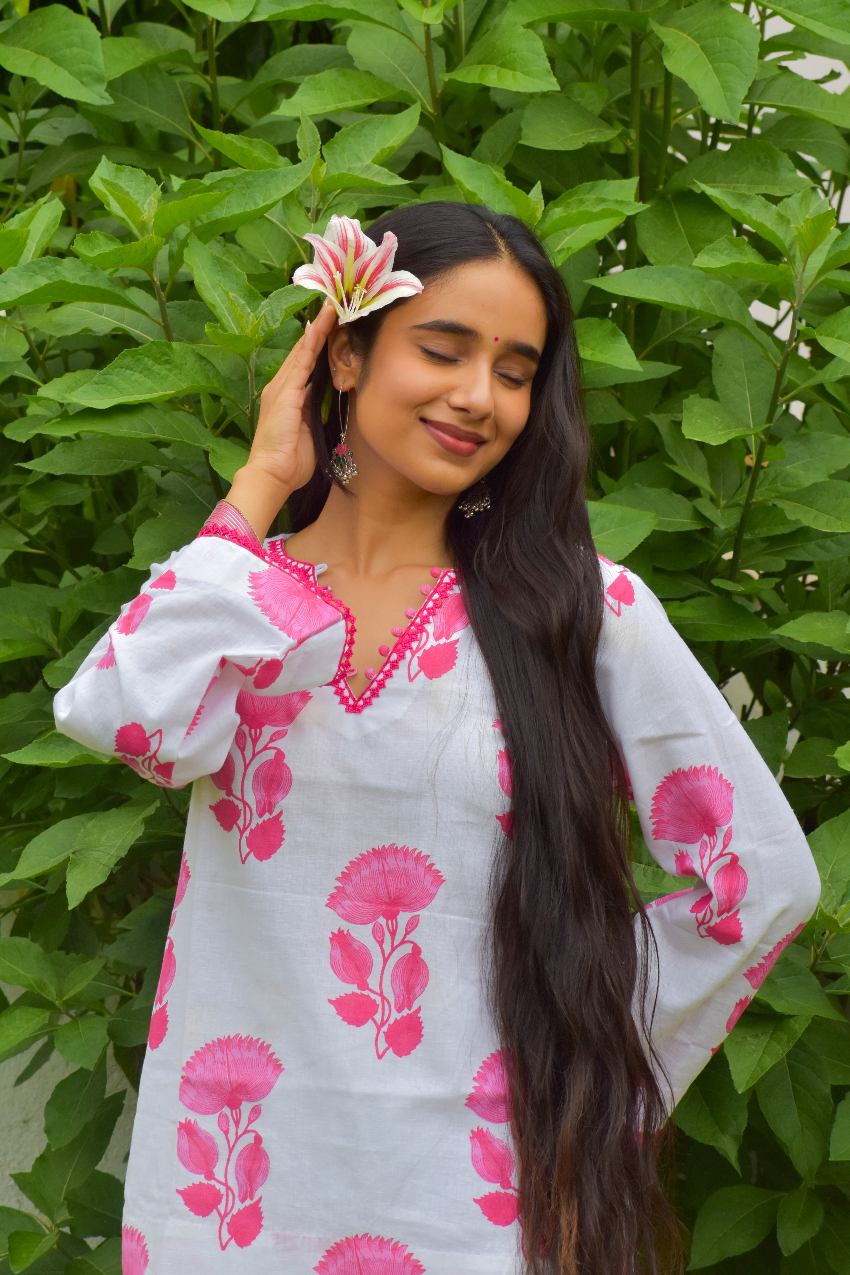 Meher Handblock Cotton Co-ord Set