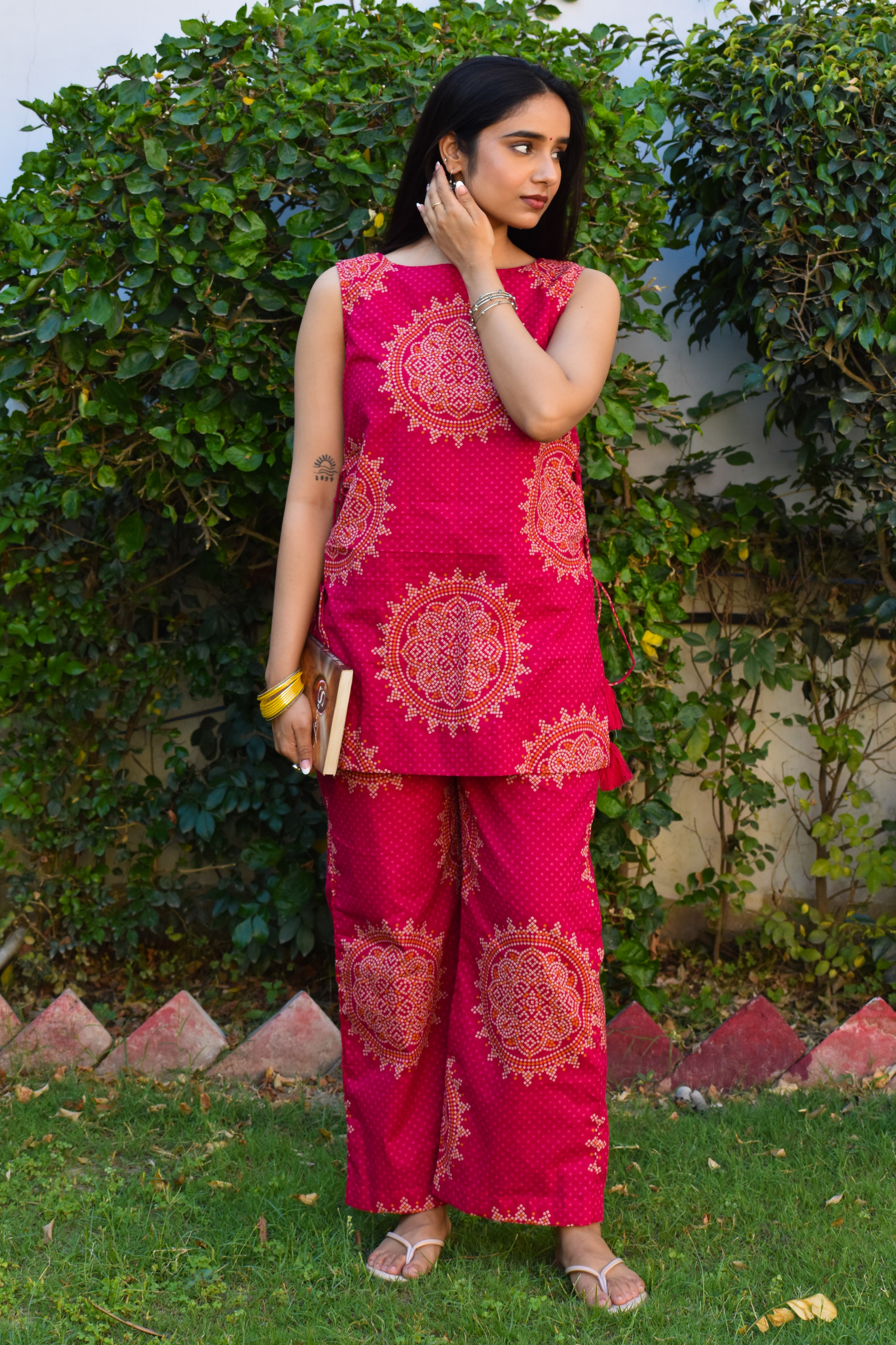 Rumi Handblock Cotton Co-ord Set