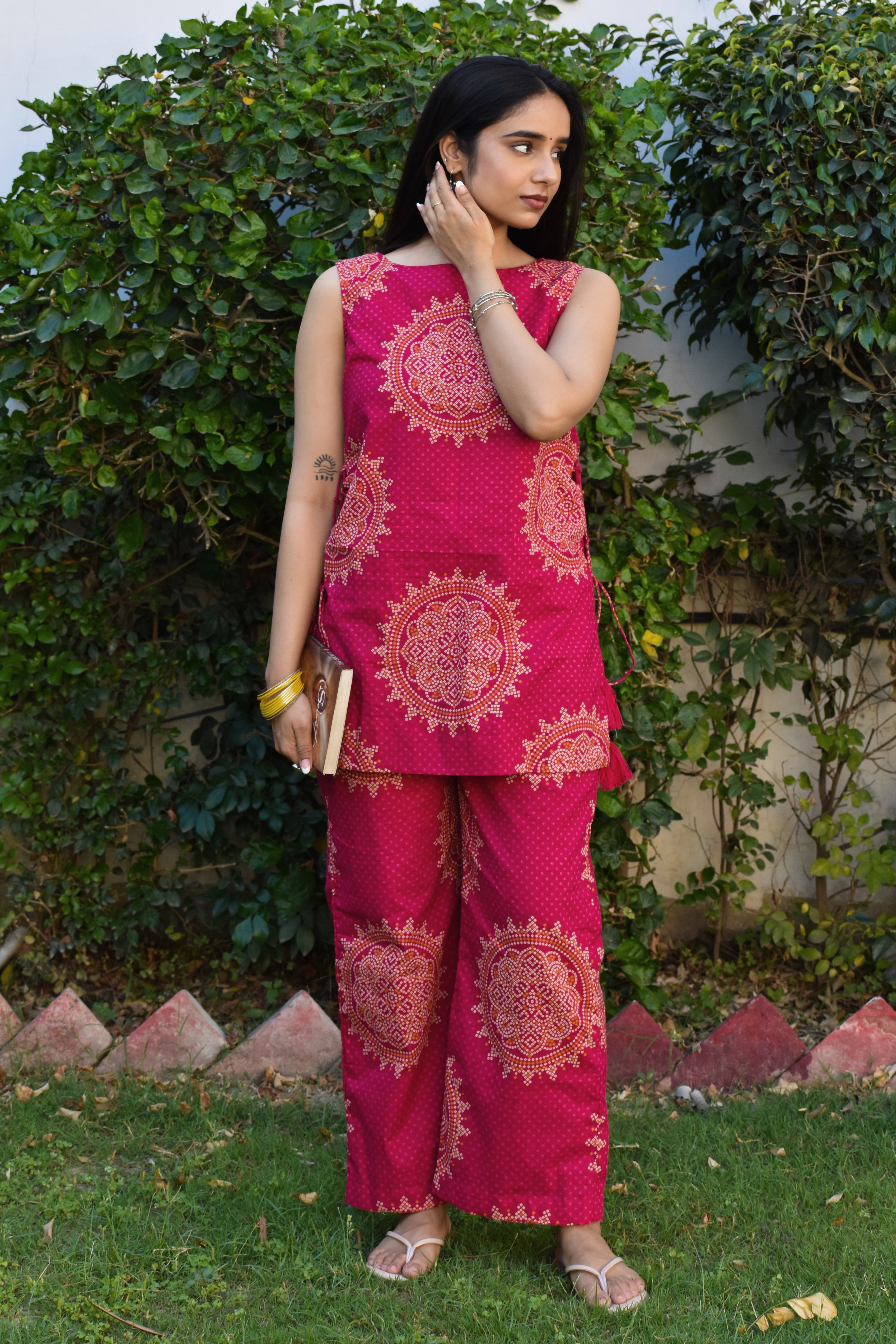 Rumi Handblock Cotton Co-ord Set