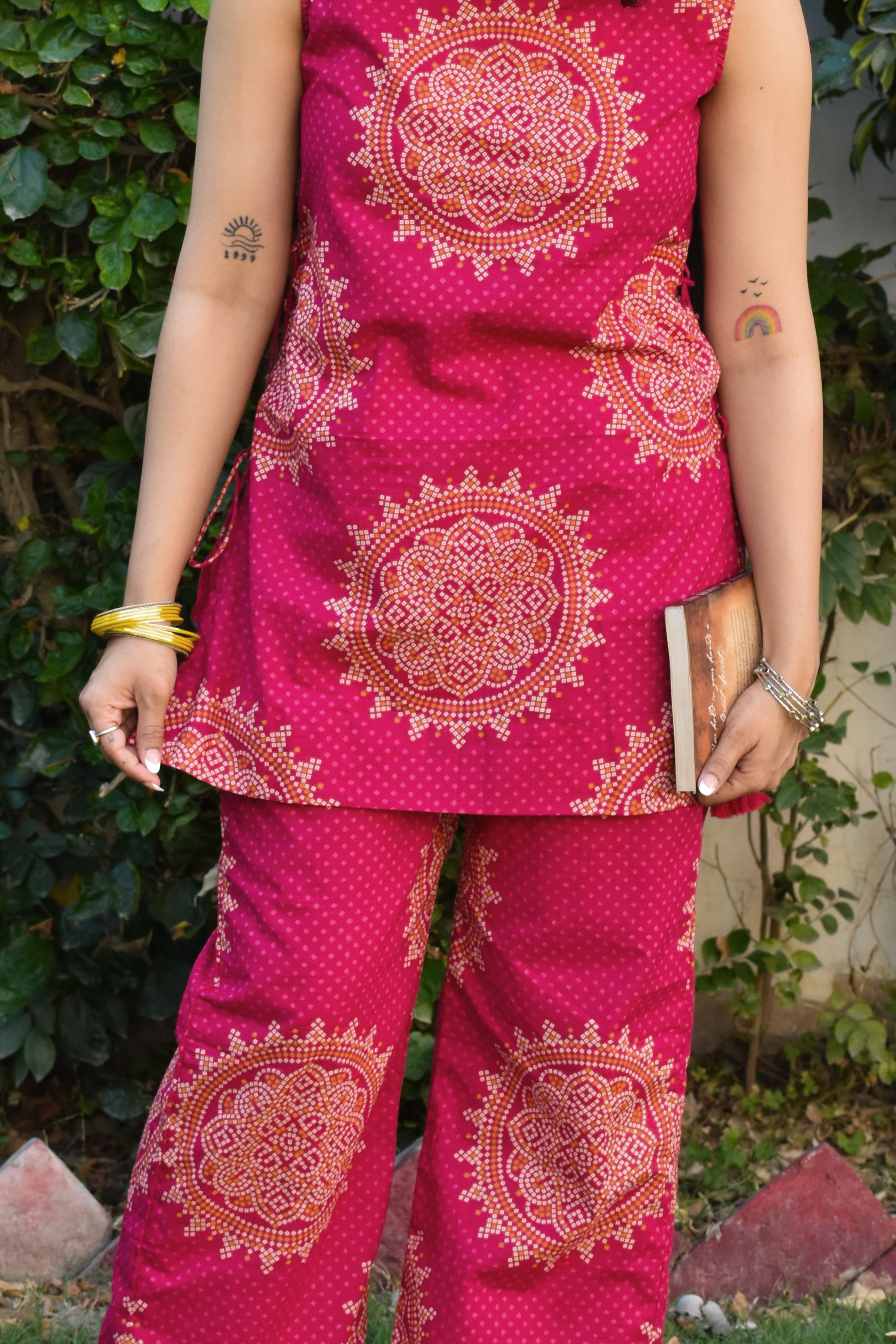 Rumi Handblock Cotton Co-ord Set