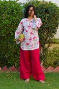 Phool Handblock Cotton Farshi Set