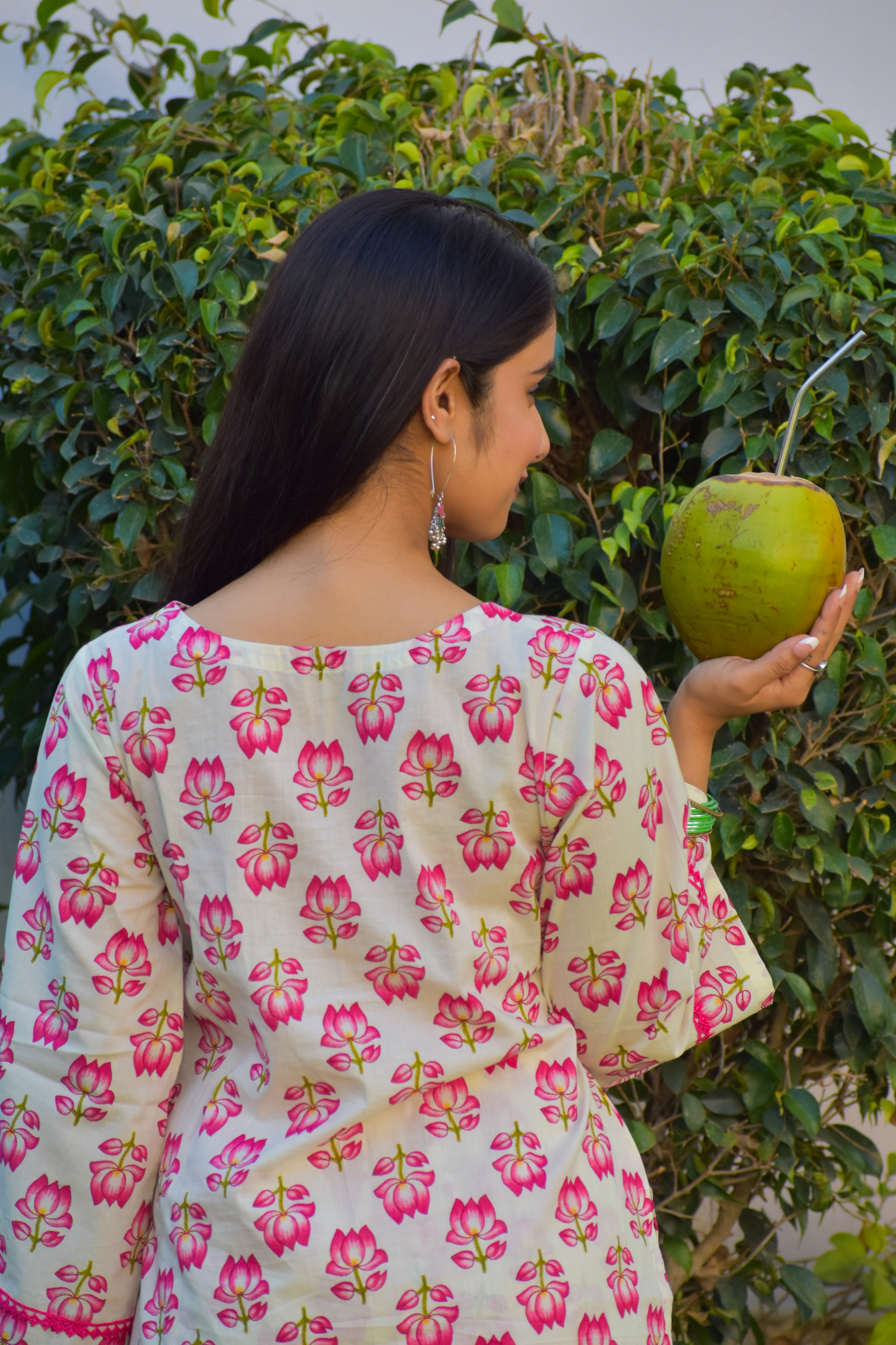 Gulmohar Handblock Cotton Co-ord Set